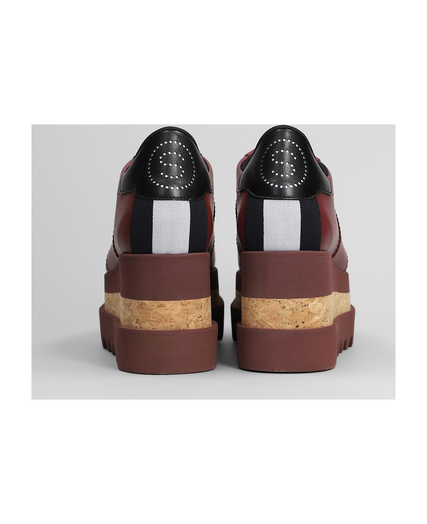 Stella McCartney Sneakelyse Sneakers In Bordeaux Polyuretan - bordeaux