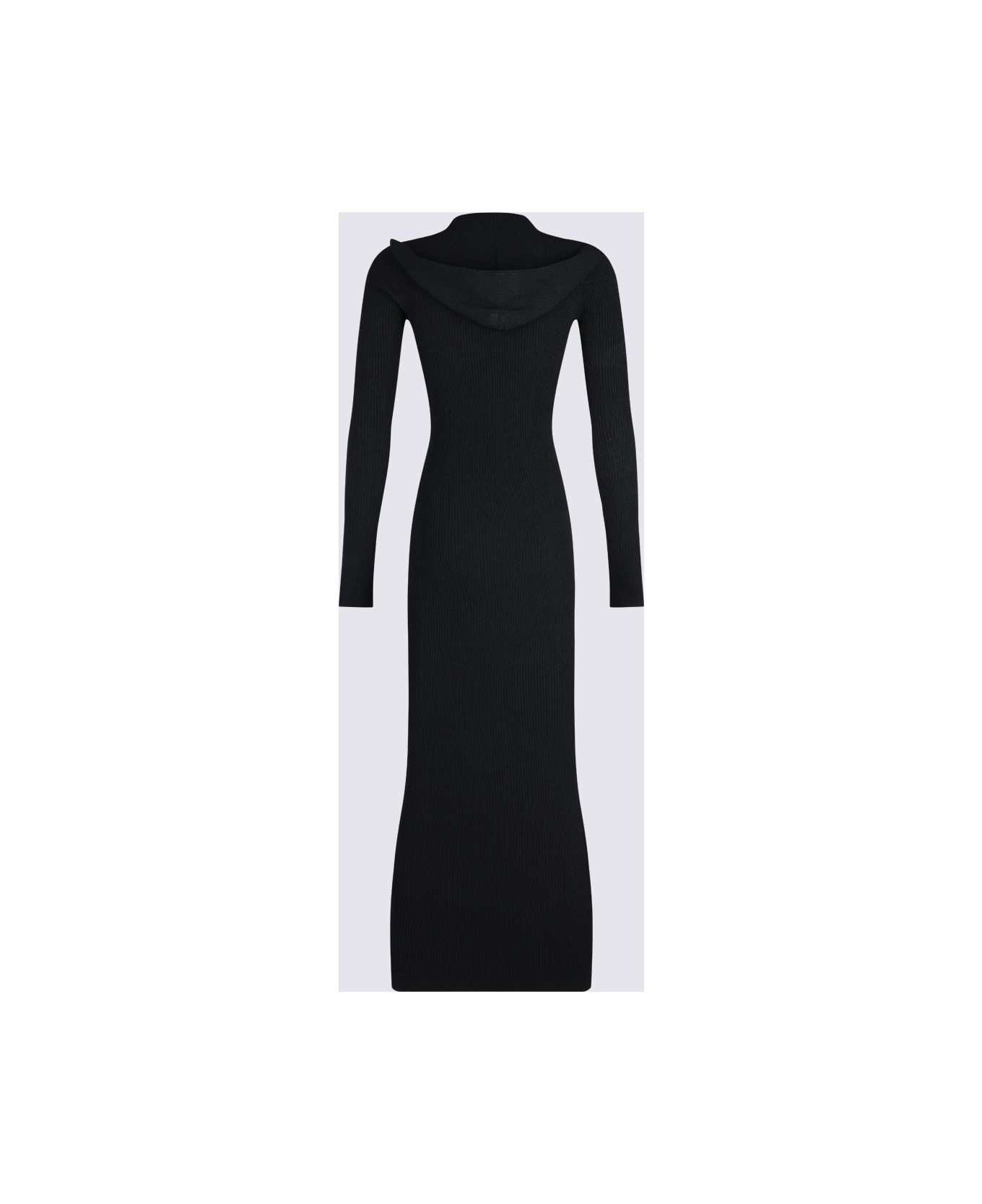 Alaia Black Viscose Dress - Black