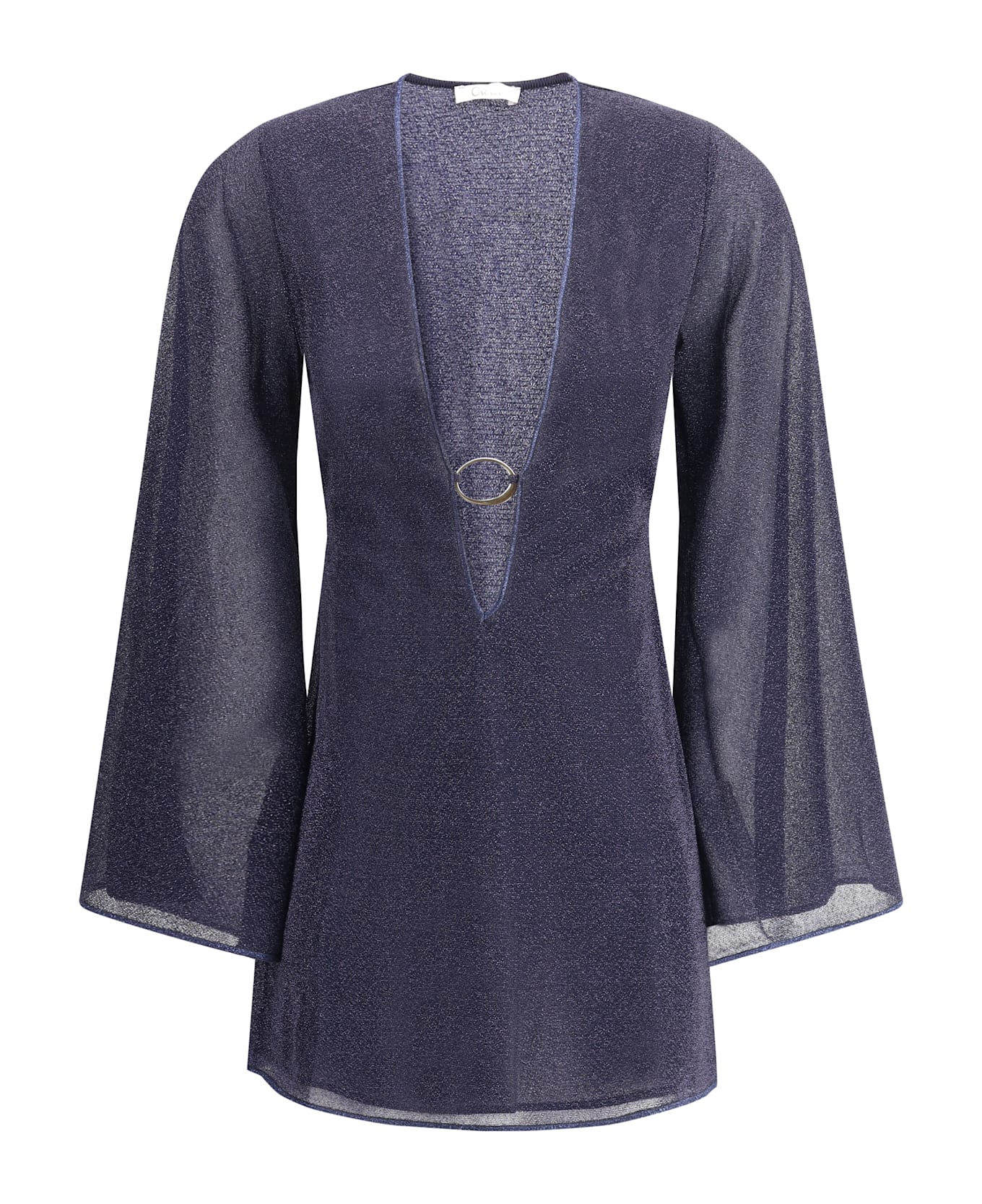 Oseree Lumiere O-kaftan Mini Dress - Night Blue