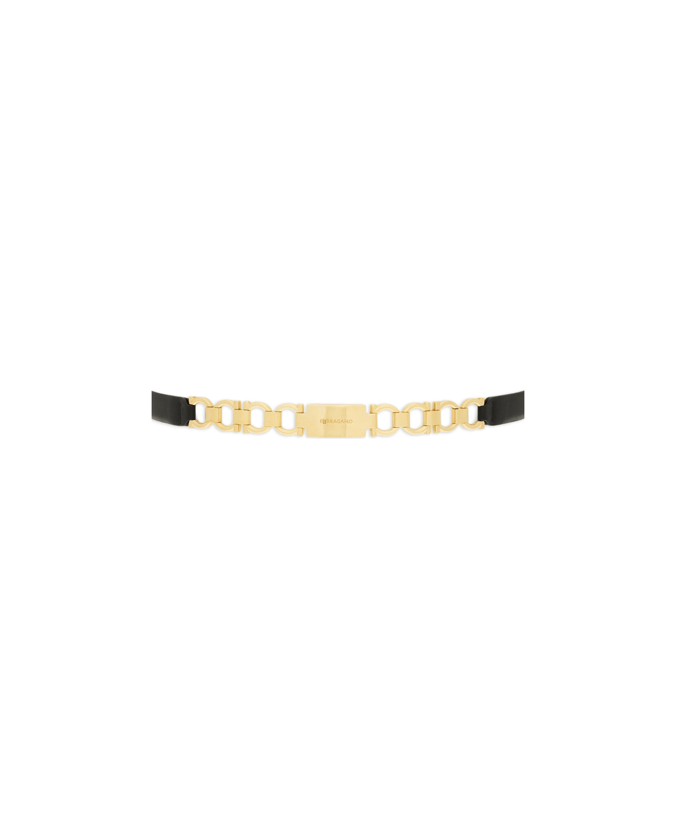Ferragamo Belt - BLACK/GOLD
