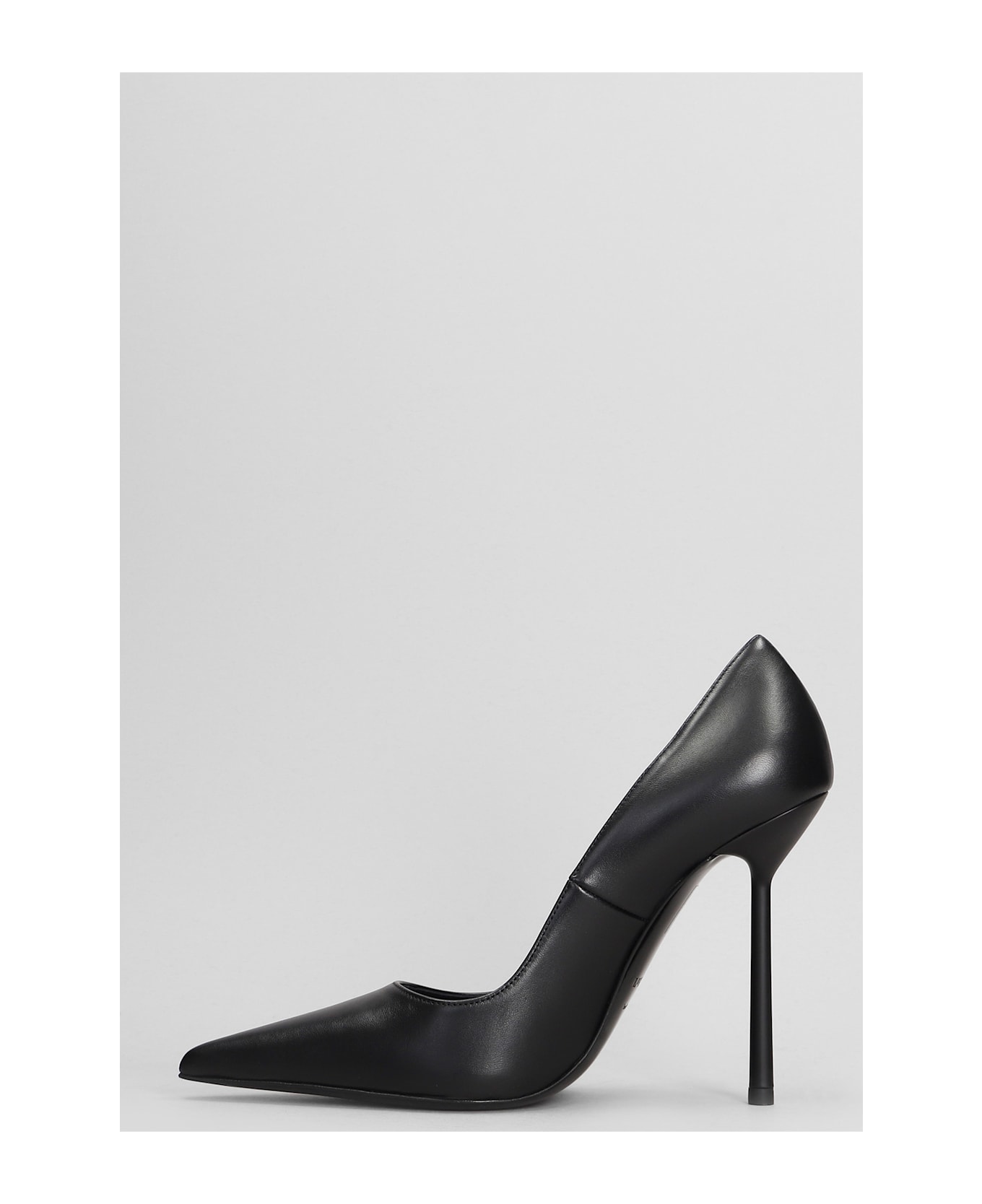 Le Silla Bella Pumps In Black Leather - black