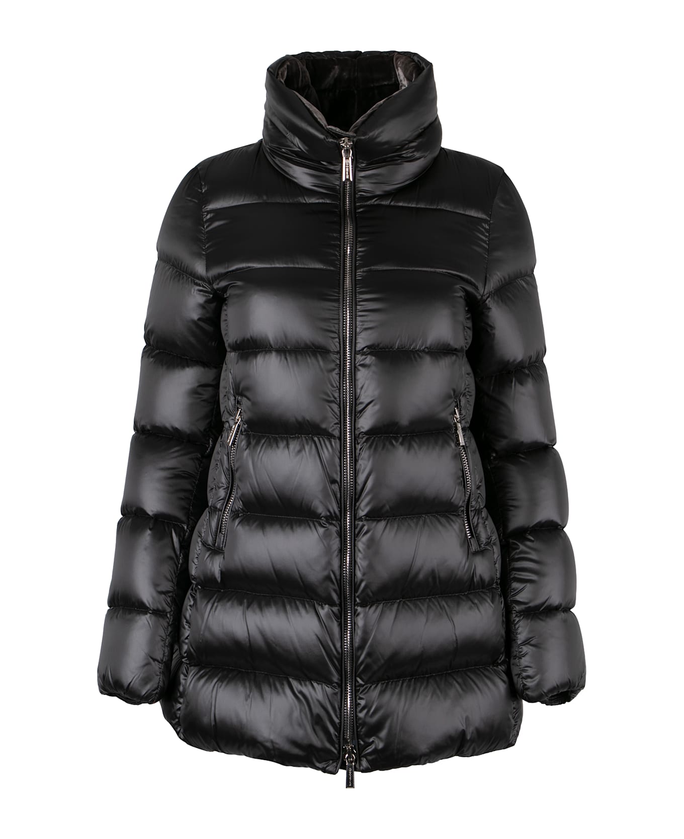 Moorer Dorado Techno Fabric Down Jacket - grey
