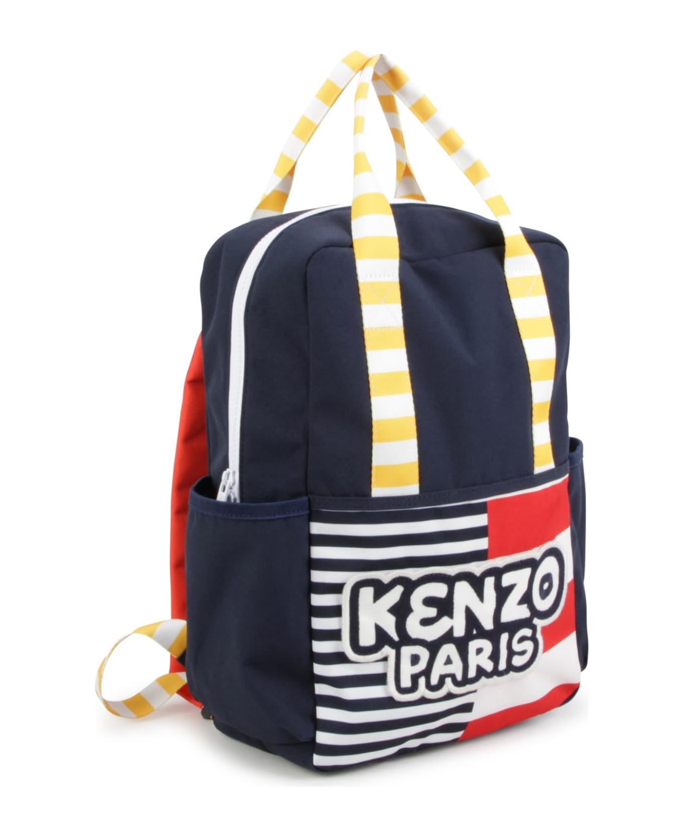 Kenzo Kids Zaino Con Ricamo - Blue アクセサリー＆ギフト