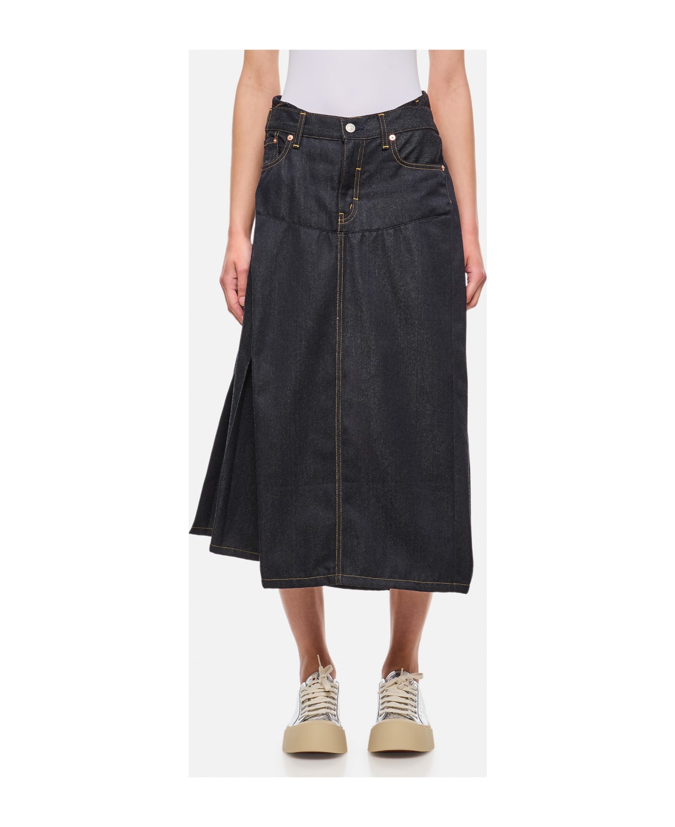 Junya Watanabe Denim Long Skirt Levi's Collab - Blue スカート