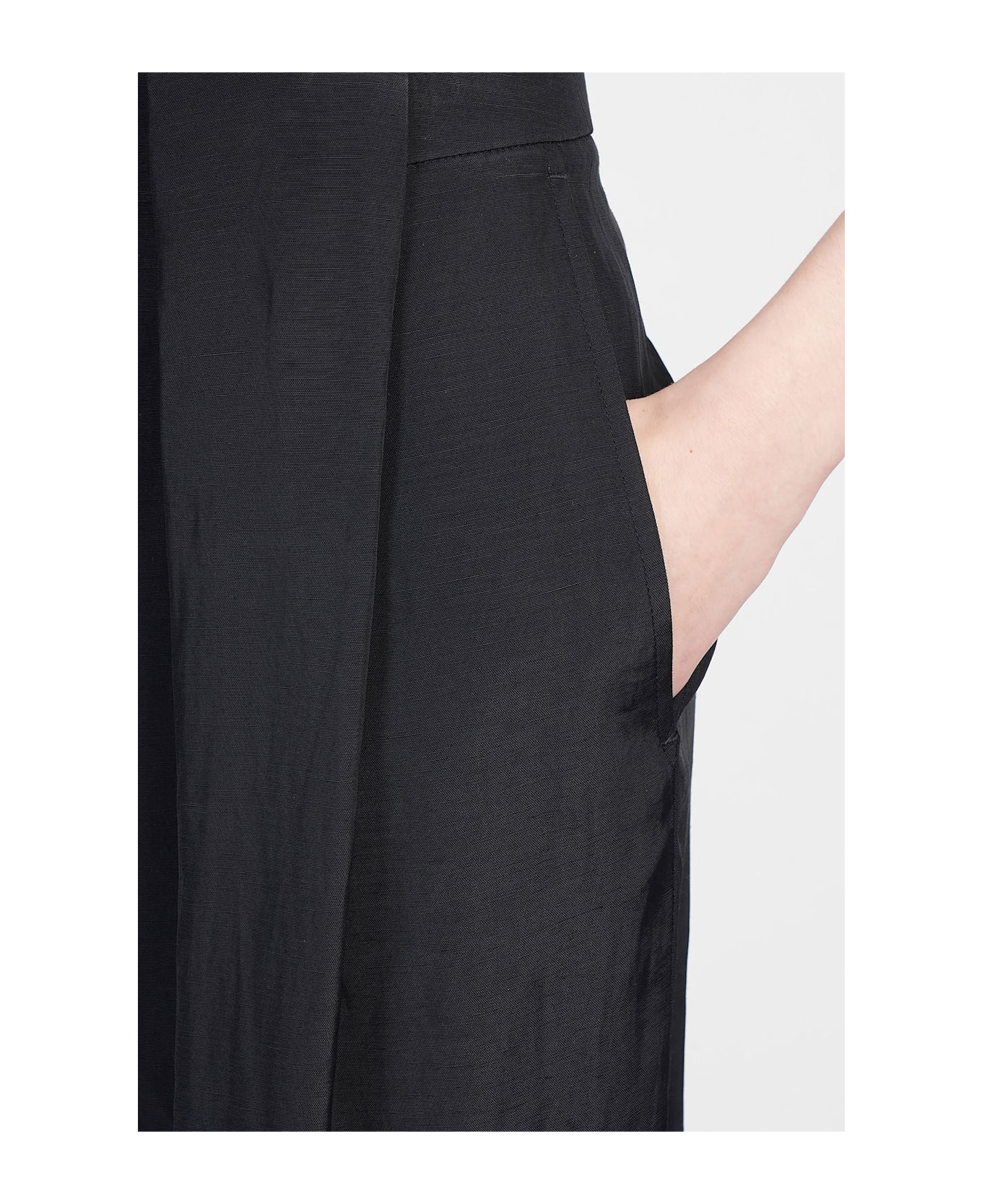 Stella McCartney Pants In Black Viscose - black