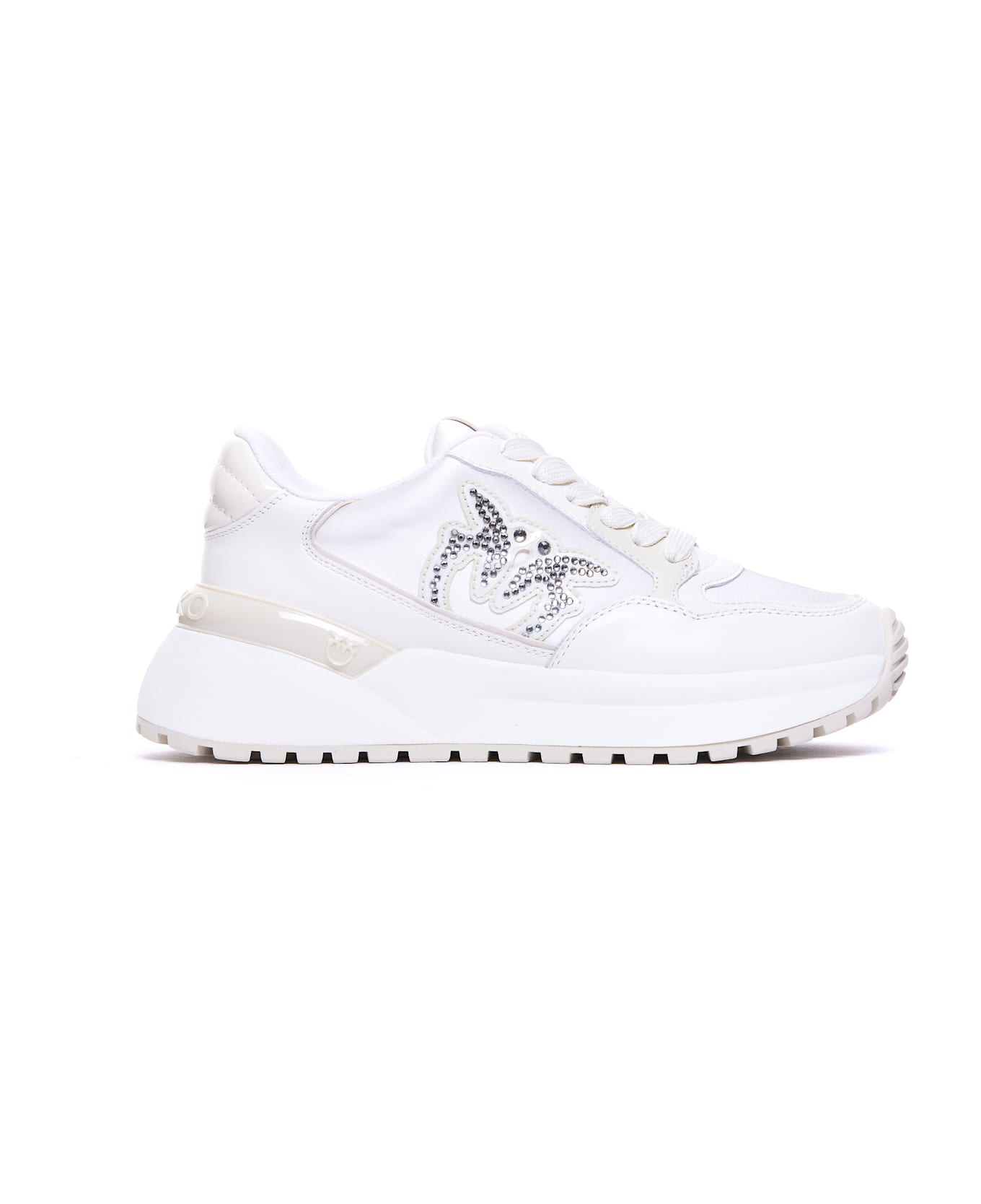 Pinko Gem Sneakers - White