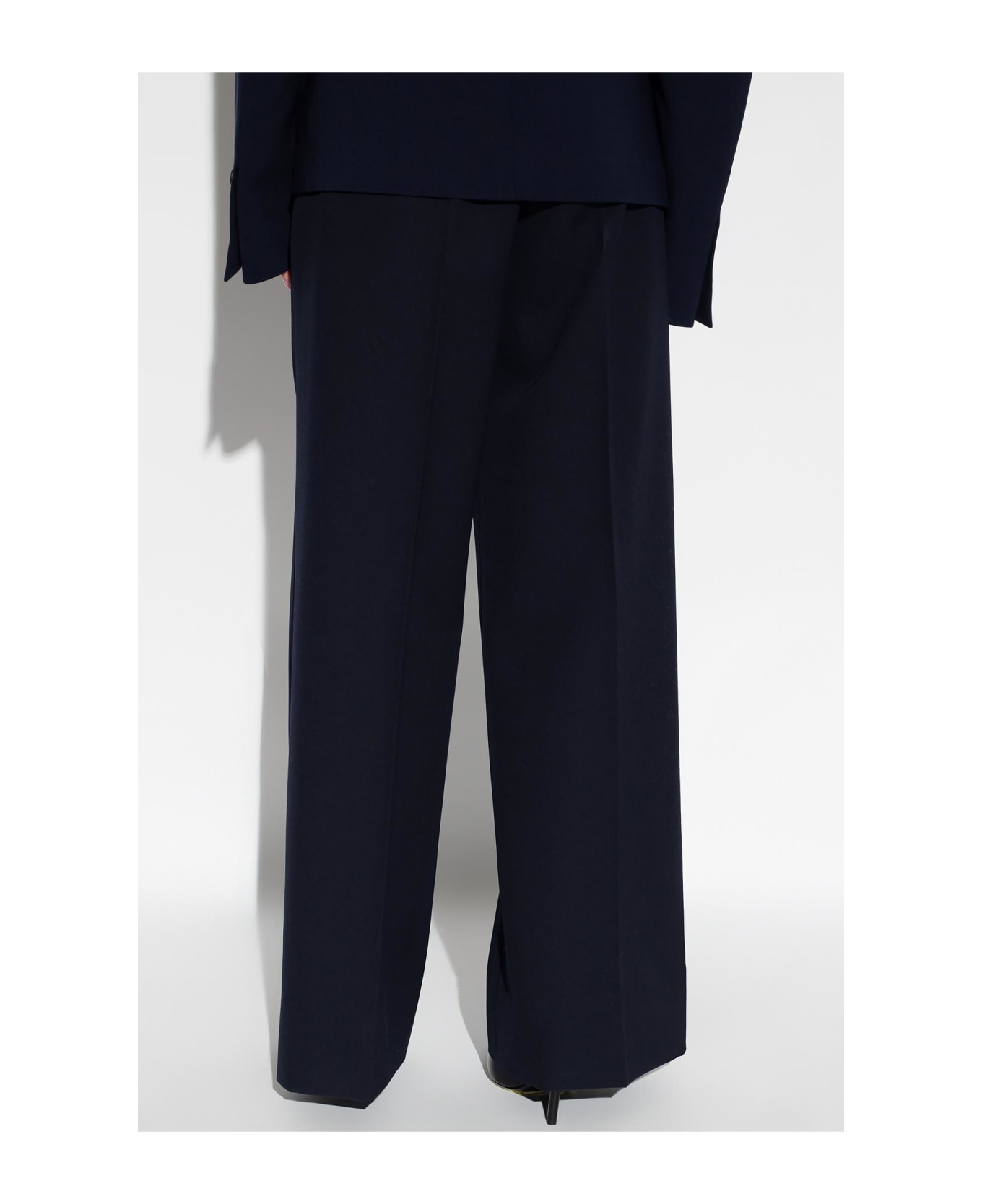 Off-White Wool Pleat-front Trousers