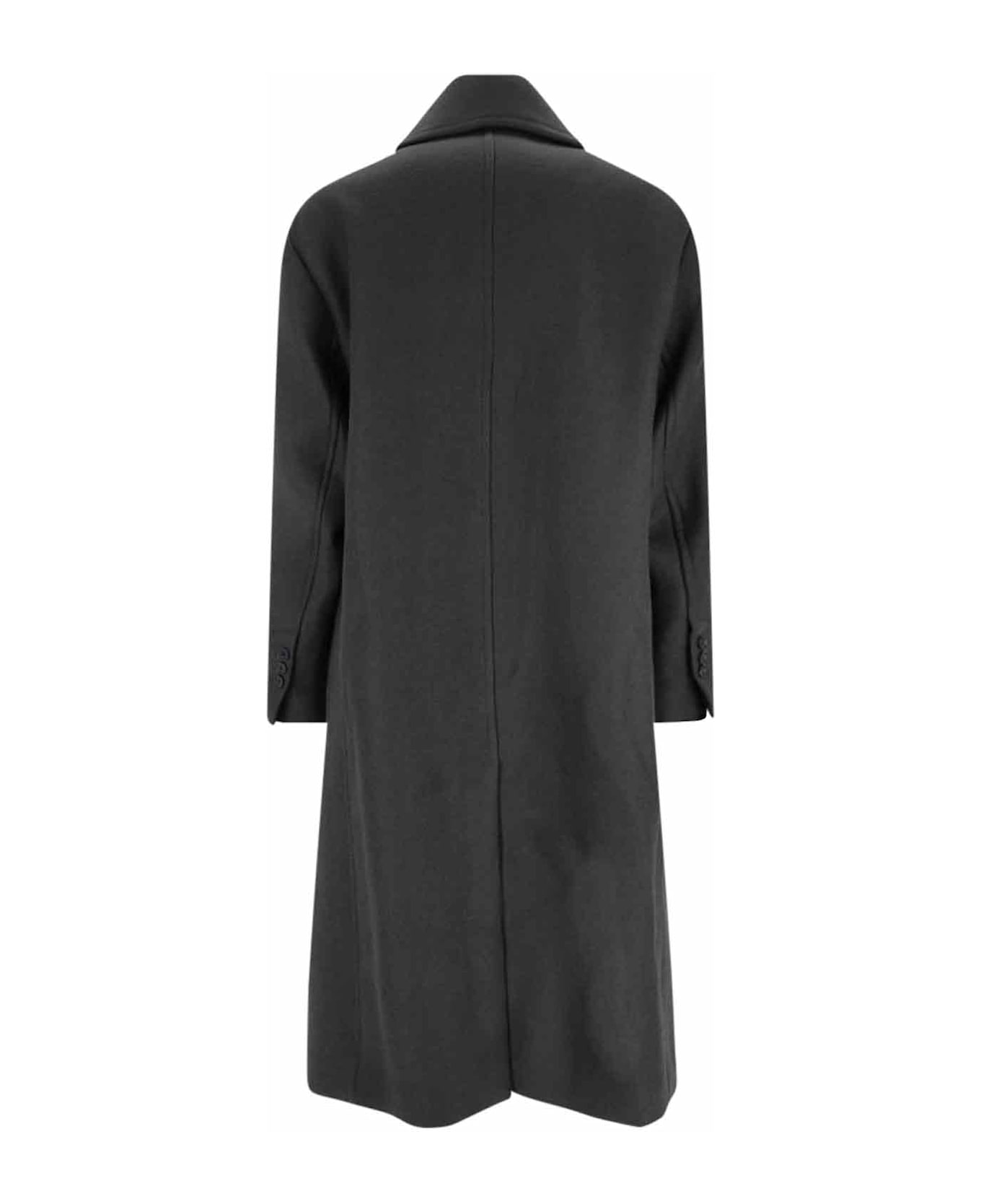 Ami Alexandre Mattiussi Double-breasted Coat - Gray