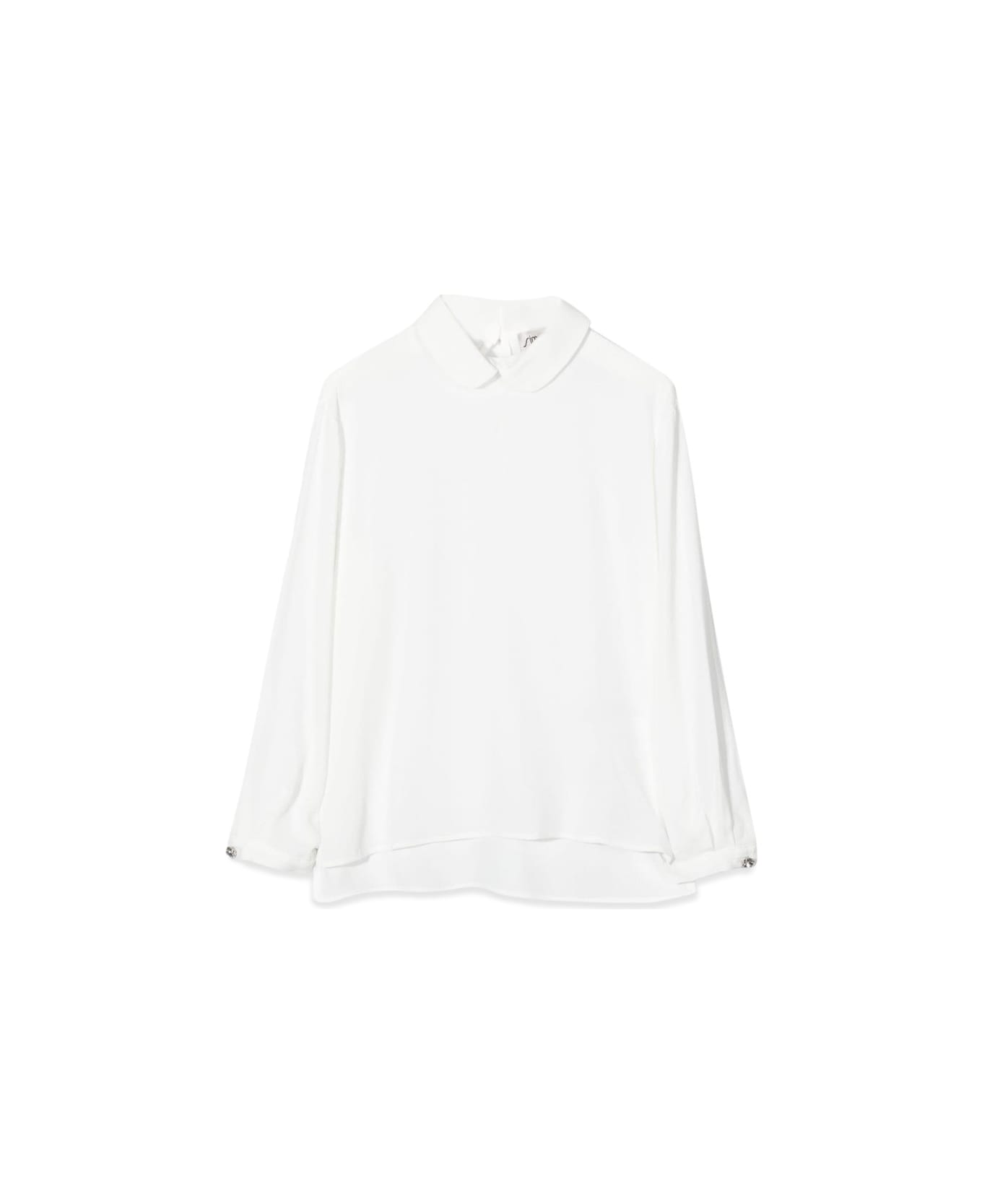 Simonetta Long Sleeve Shirt - IVORY