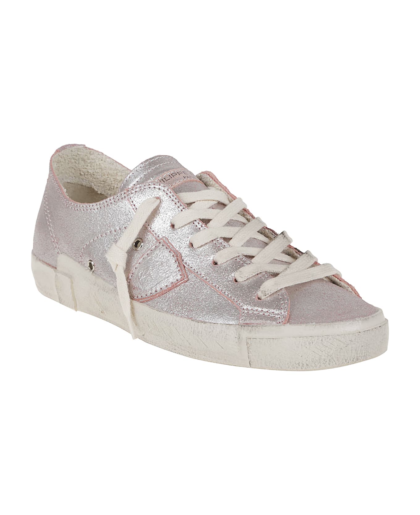 Philippe Model Prsx Low Woman - Legere Metal Argent Rose