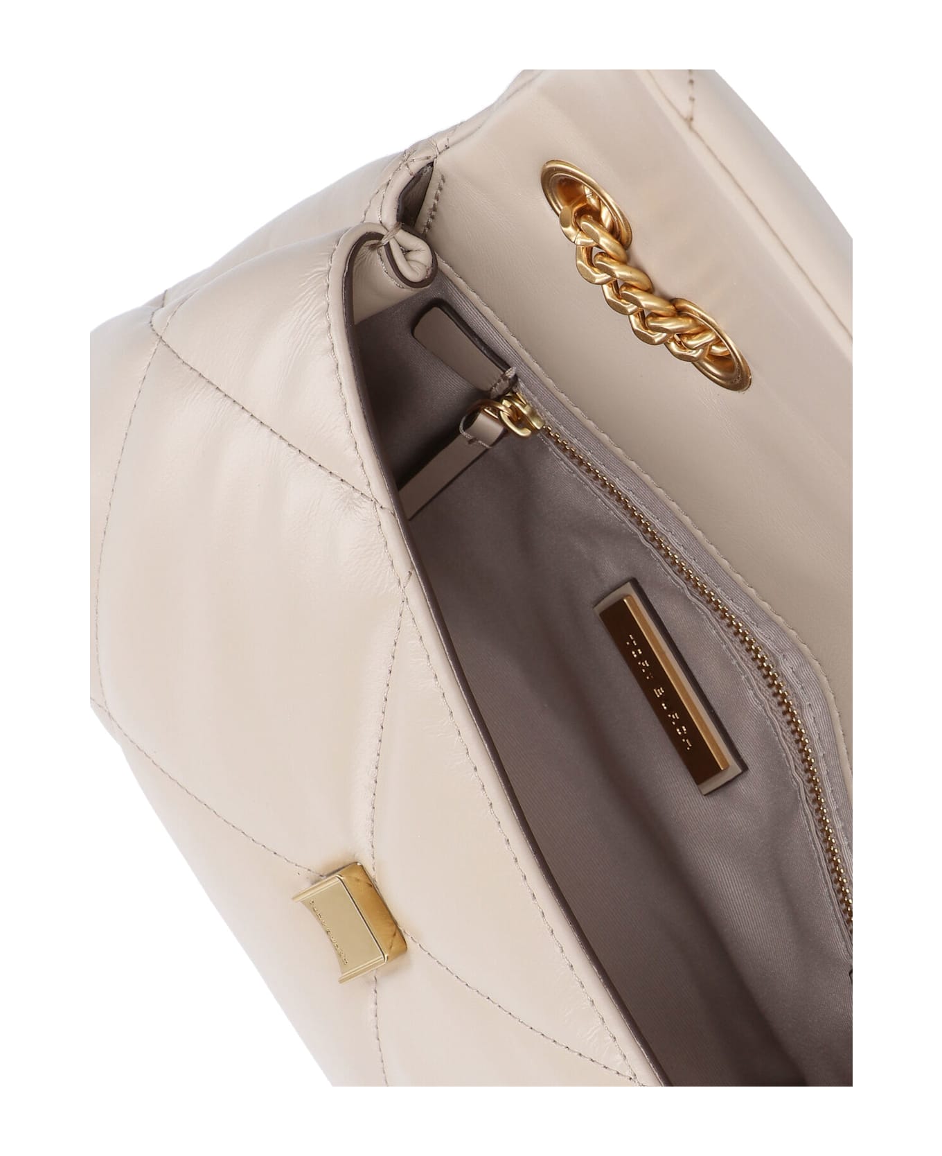 Tory Burch "kira Diamond Quilt" Shoulder Bag - Gray