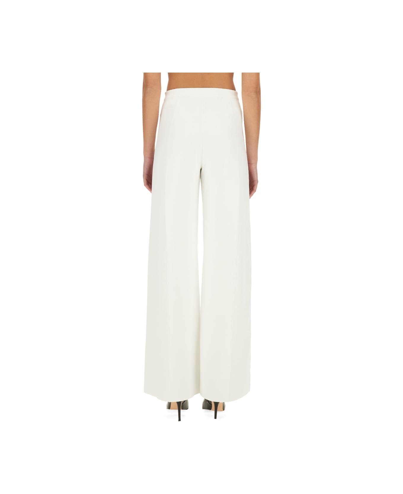 Theory Wide Leg Pants - WHITE