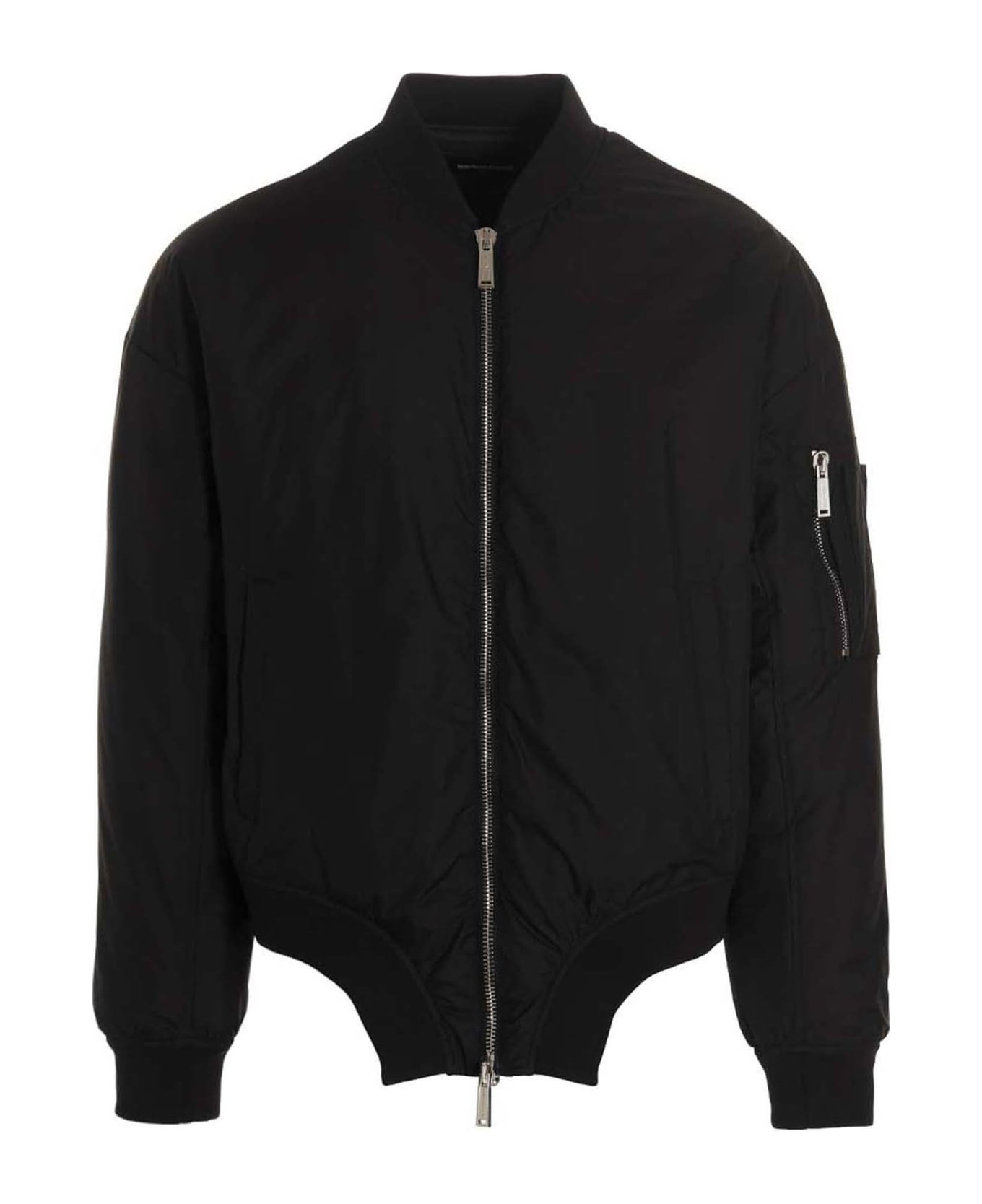 Dsquared2 'd2 On The Wave' Bomber - Black  