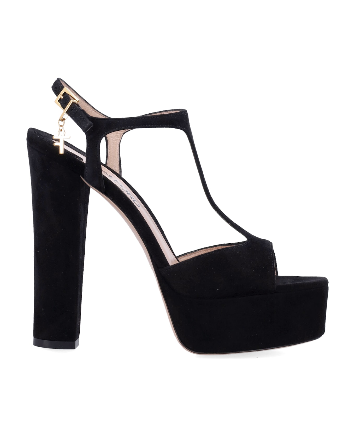 Tom Ford Angelina Platform Sandals - BLACK