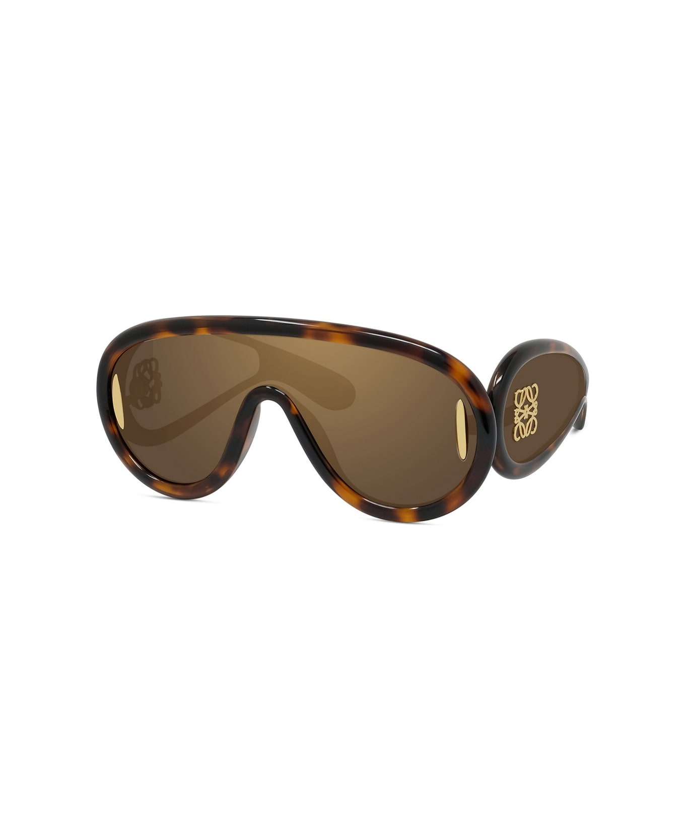 Loewe Lw40108i Anagram 52g Havana Sunglasses - Marrone