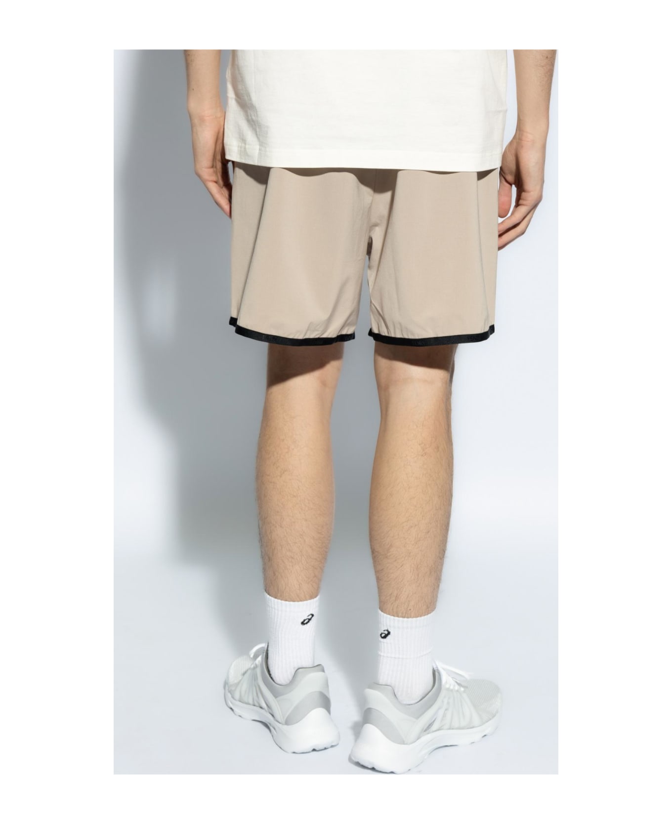 Fendi Shorts With Logo - Beige