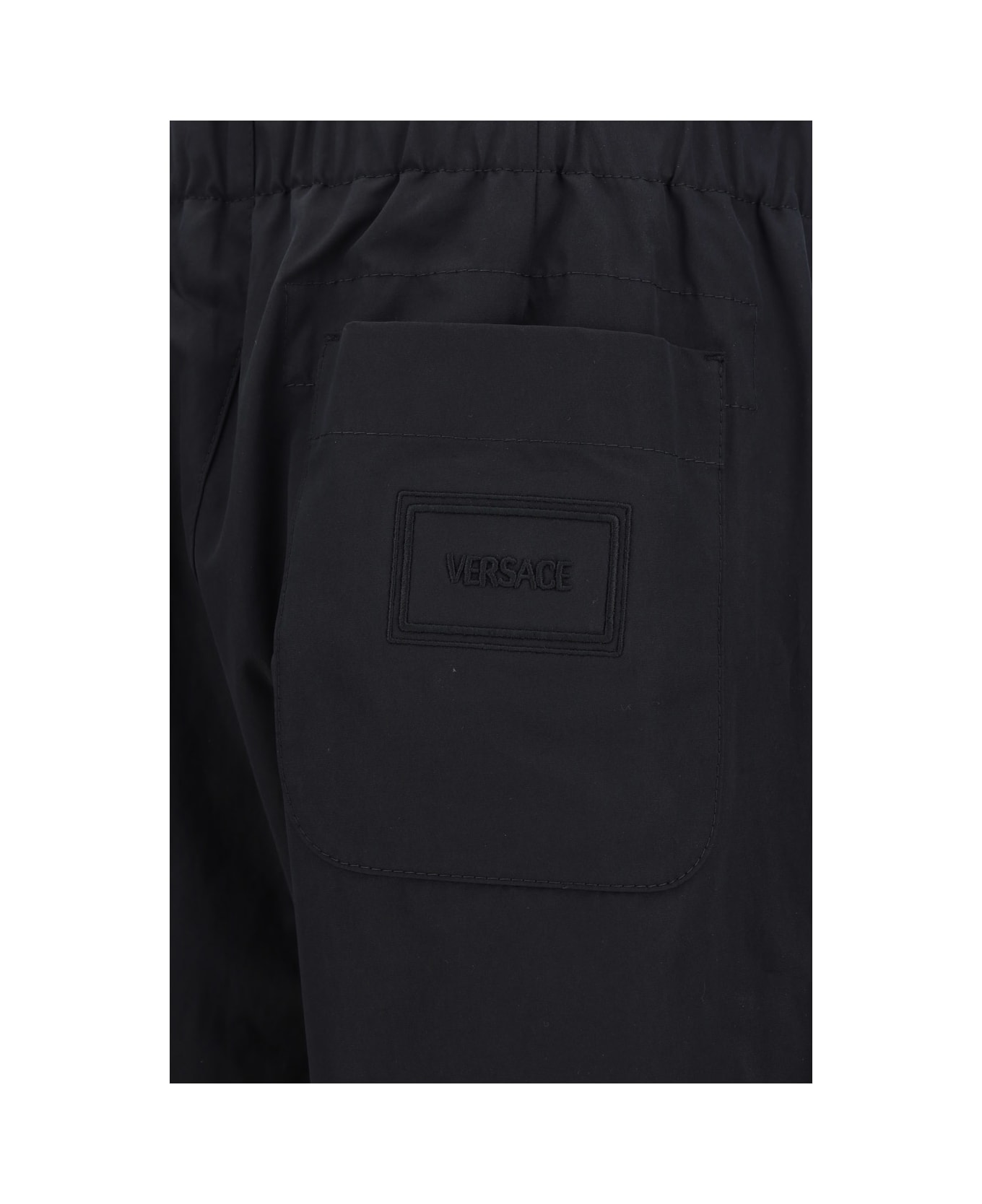 Versace Black Trousers - Nero ボトムス