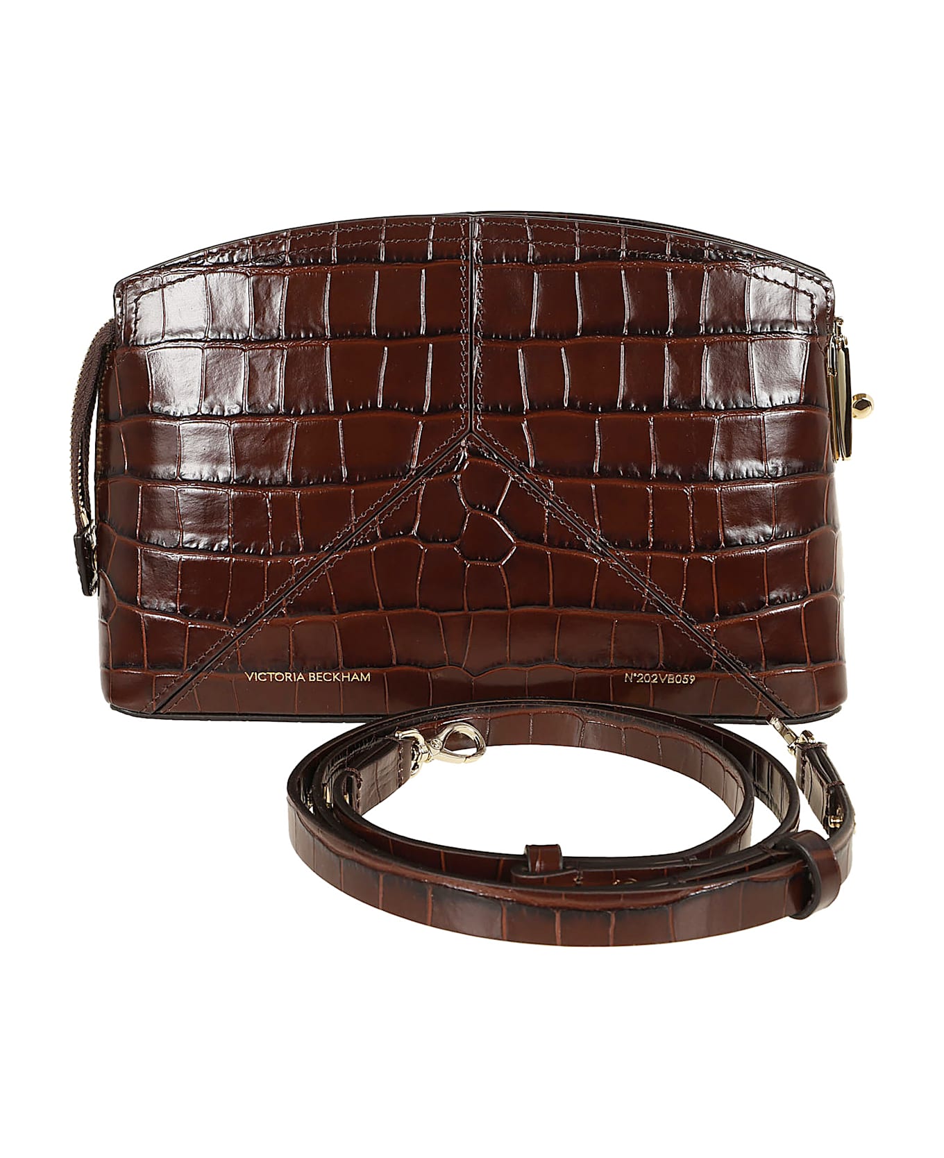 Victoria Beckham The Victoria Crossbody Bag - Dark Brown