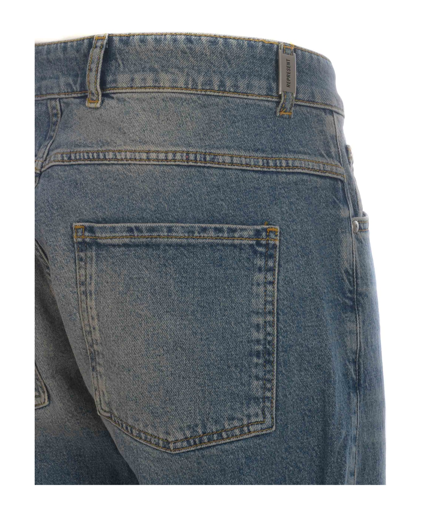 REPRESENT Jeans Represent "baggy" In Denim Stretch - Denim chiaro デニム