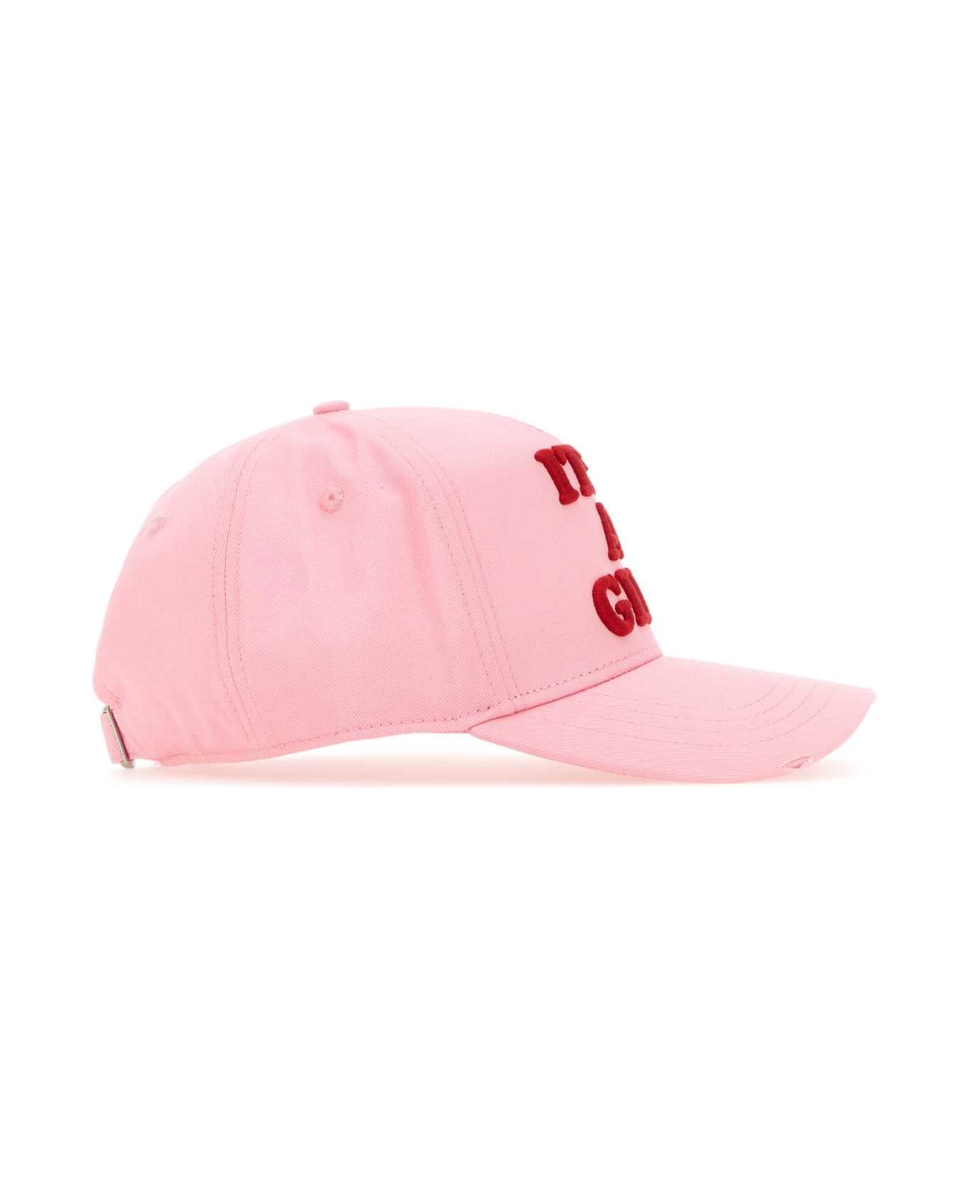 Dsquared2 Pink Cotton Baseball Cap - M1486