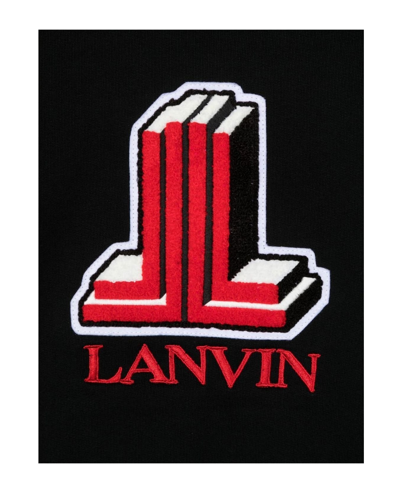 Lanvin Black bust Sweatshirt - Nero
