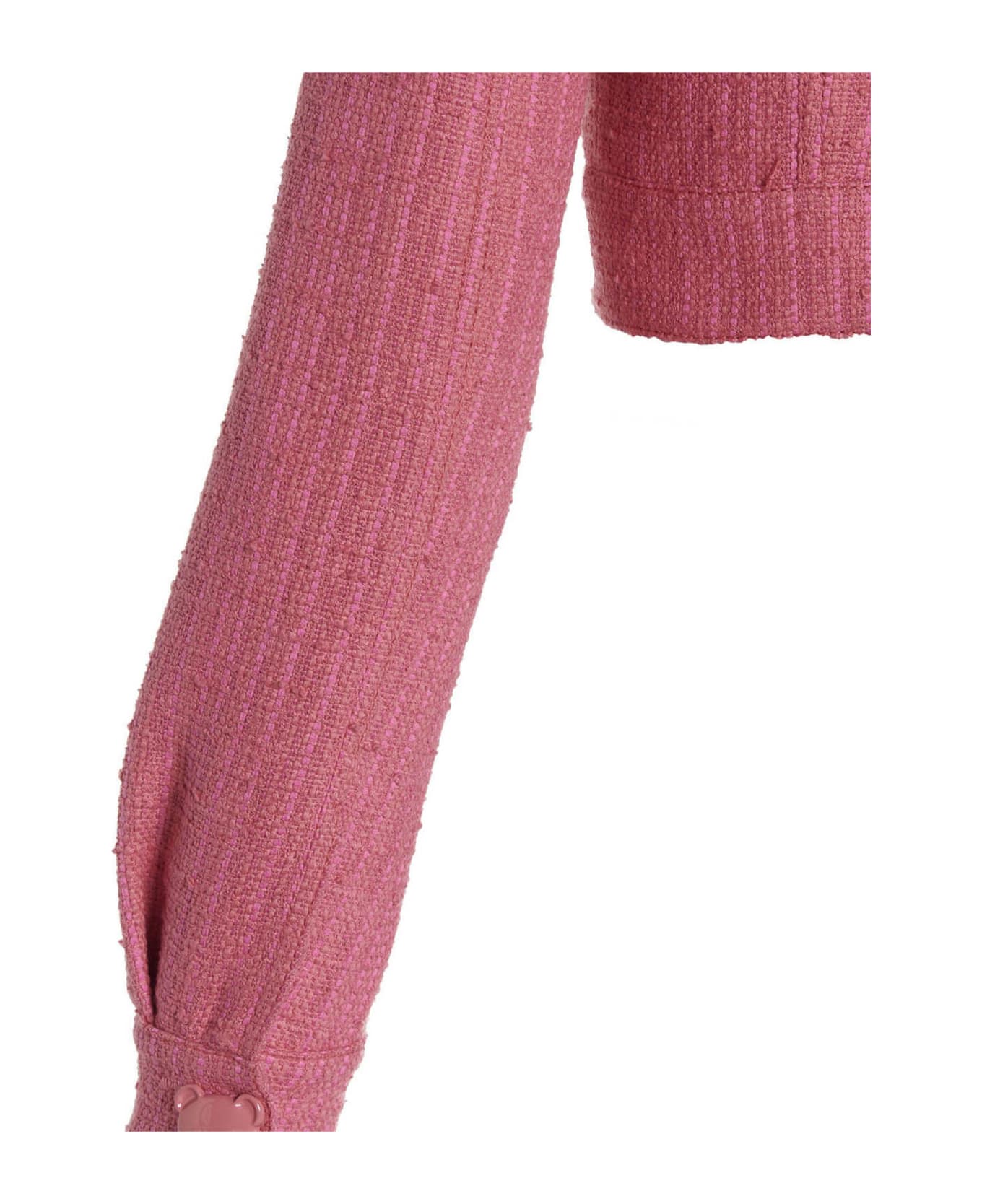 Moschino Tweed Cropped Jacket - Fuchsia ジャケット