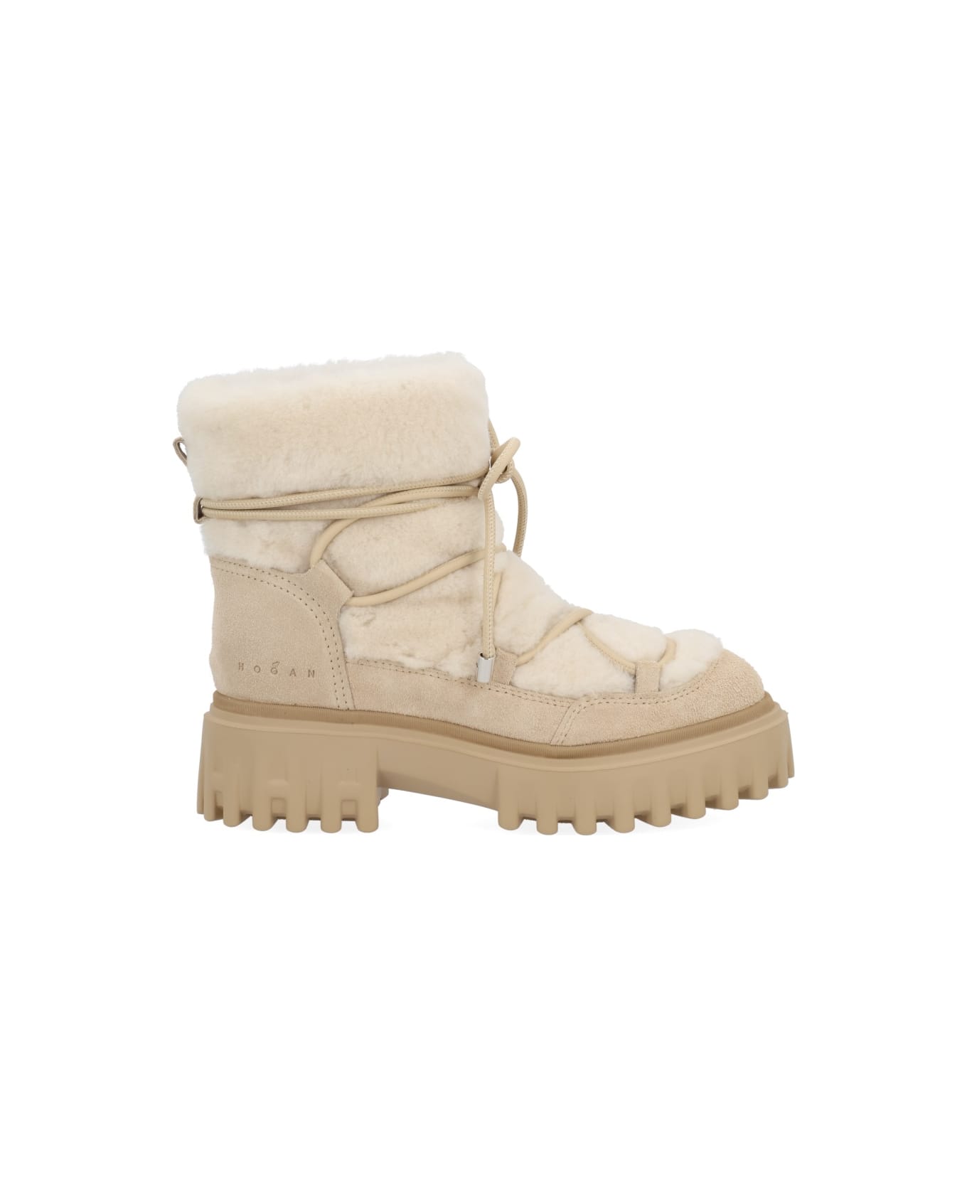 Hogan Boot "ankle H700" - BEIGE