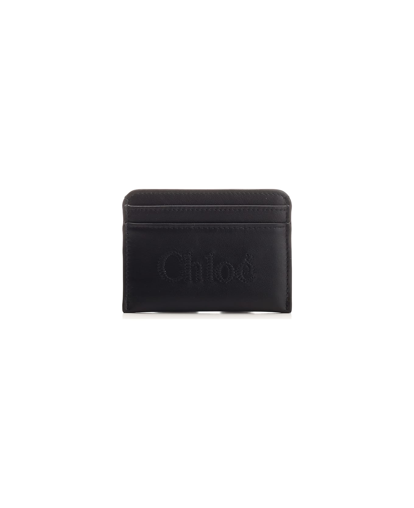 Chloé Black Card Holder - Black 財布