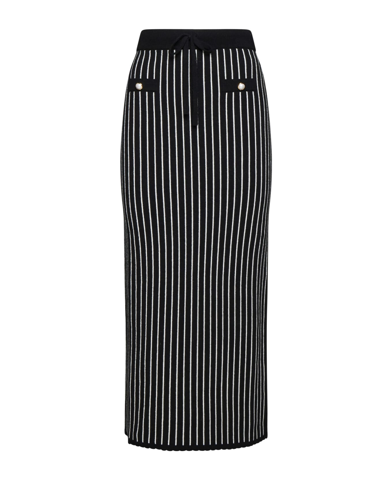 Alessandra Rich Skirt - Black-white スカート