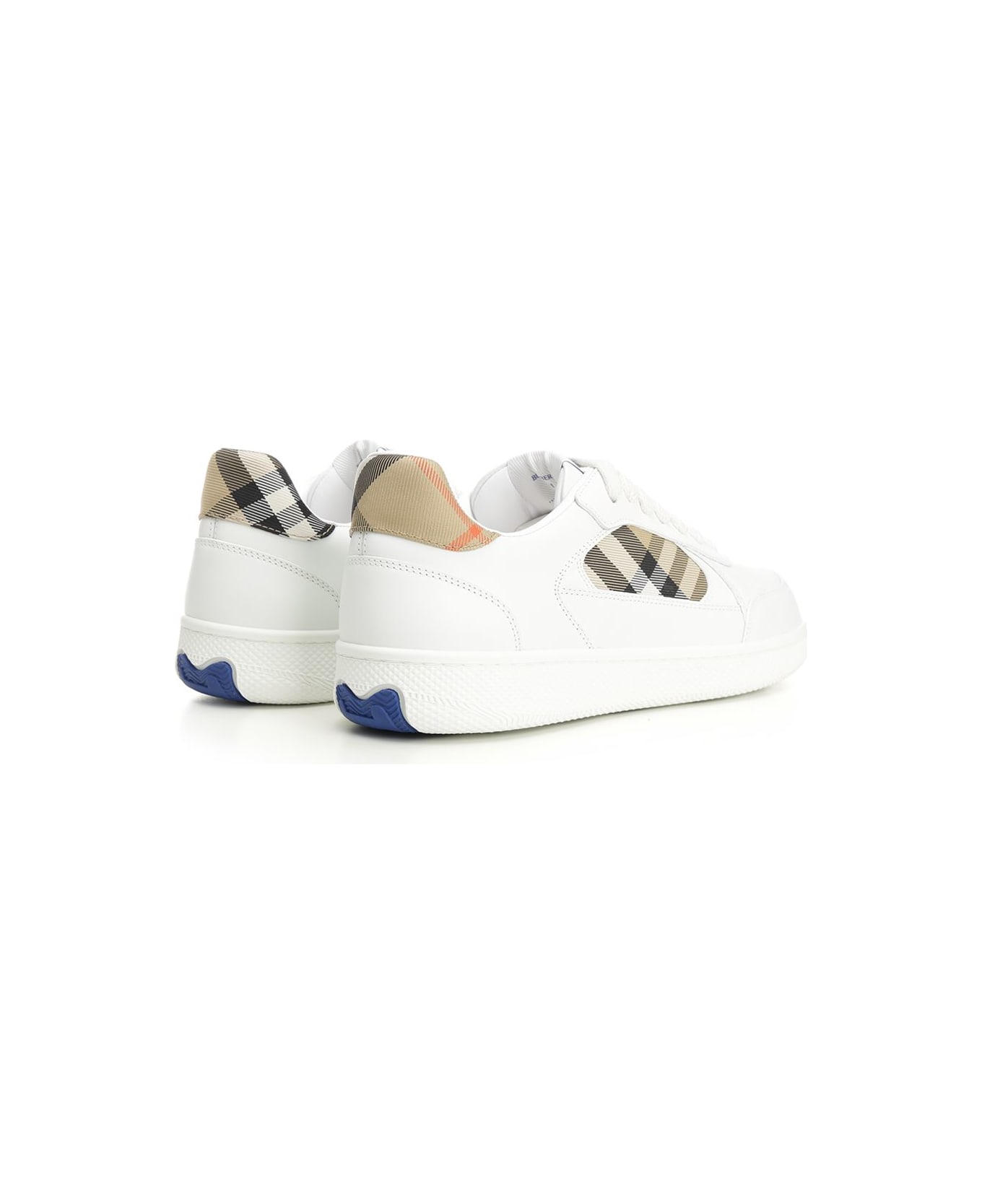 Burberry 'terrace' Sneaker - White Sand Ip Chk