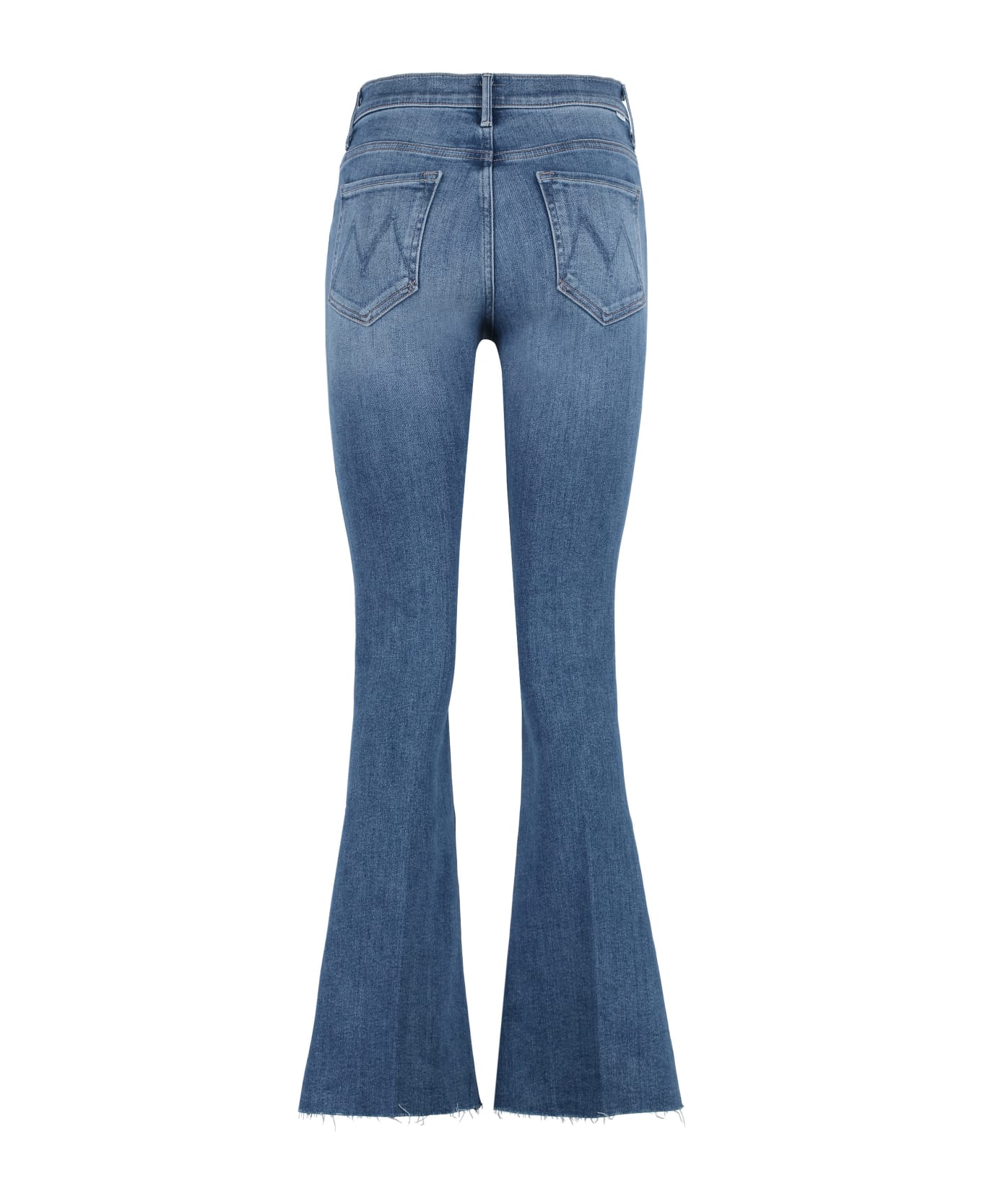 Mother The Weekender Fray 5-pocket Straight-leg Jeans - Glv Blue デニム