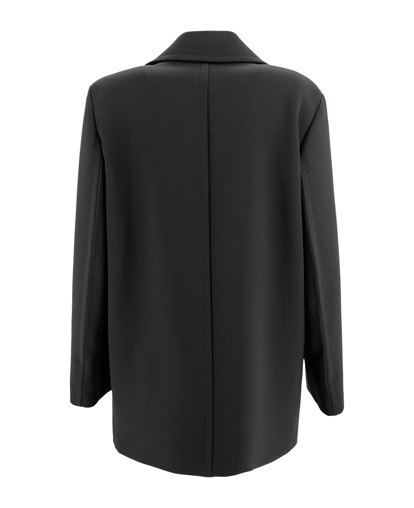 Max Mara Studio Double-breasted Caban - Black