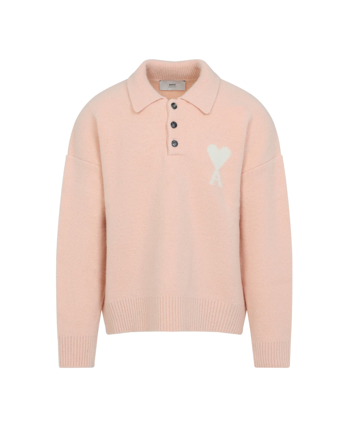 Ami Alexandre Mattiussi Adc Polo - Powder Off White