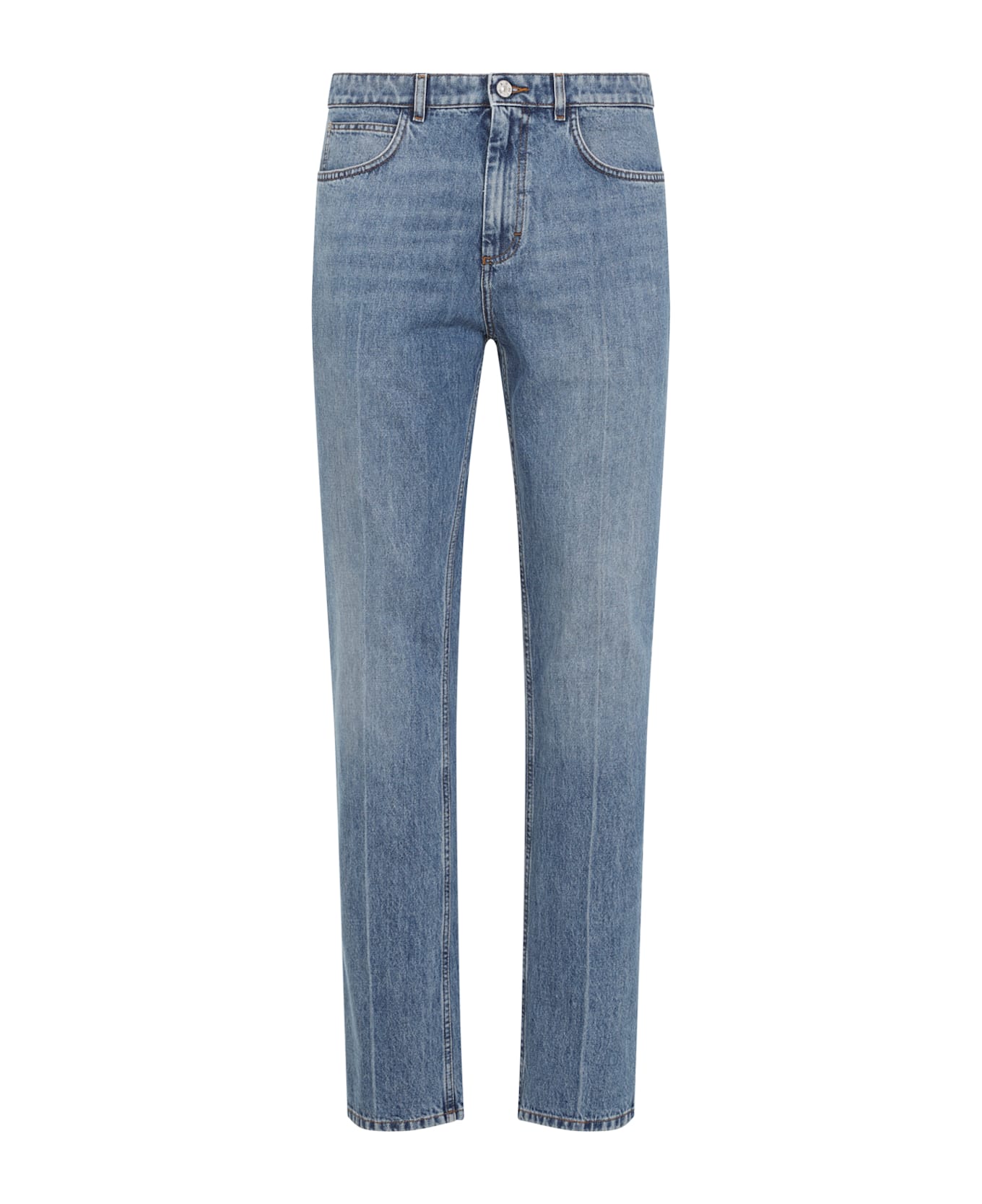 Marni Washed Bull Denim 5-pocket Jeans - Deep Blue