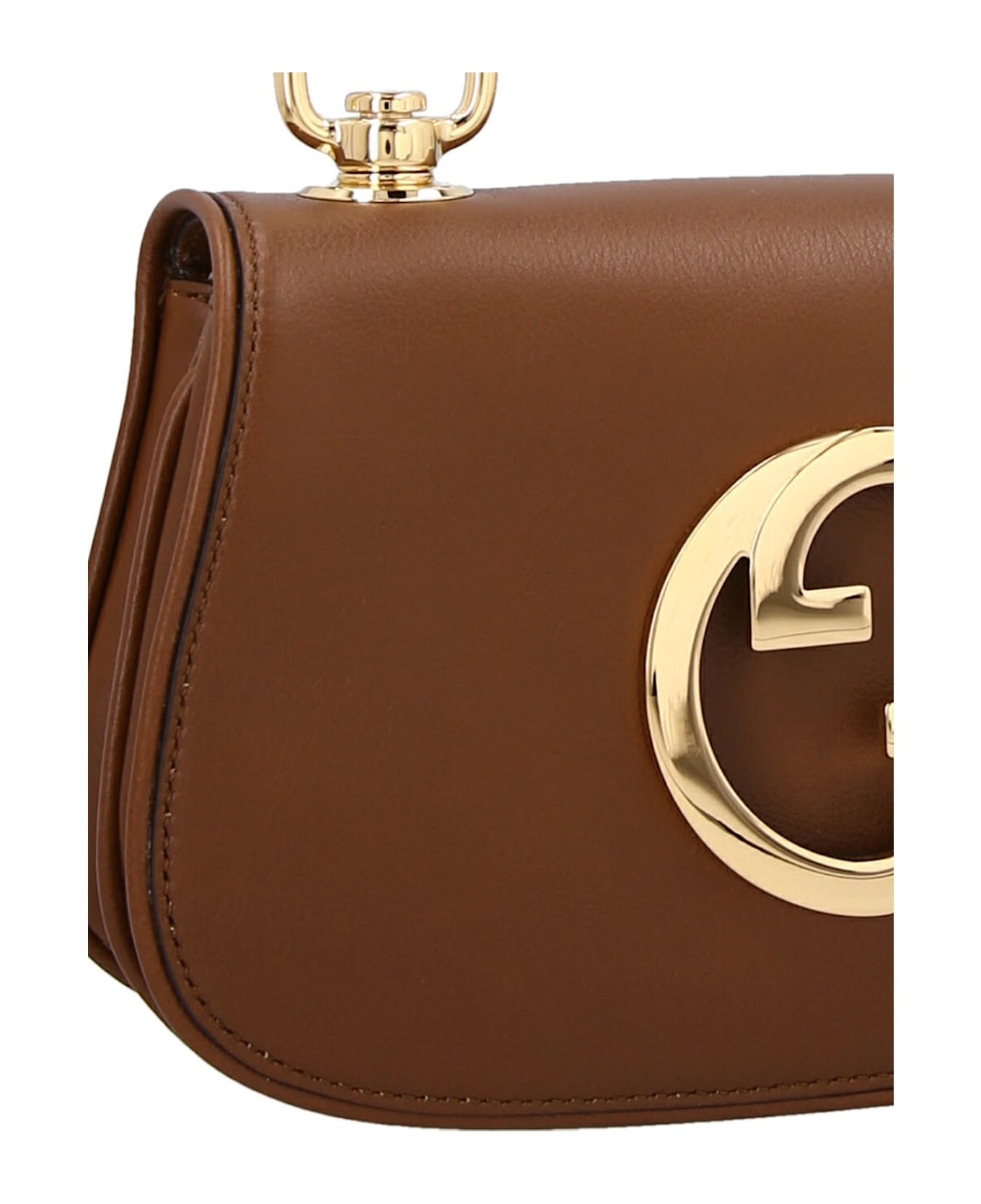 Gucci 'gucci Blondie' Mini Shoulder Bag - Brown