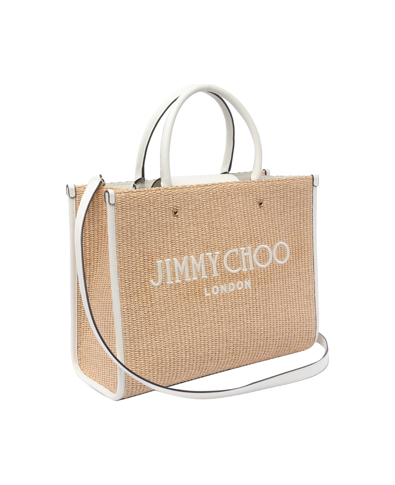 Jimmy Choo Avenue Tote Bag - Beige