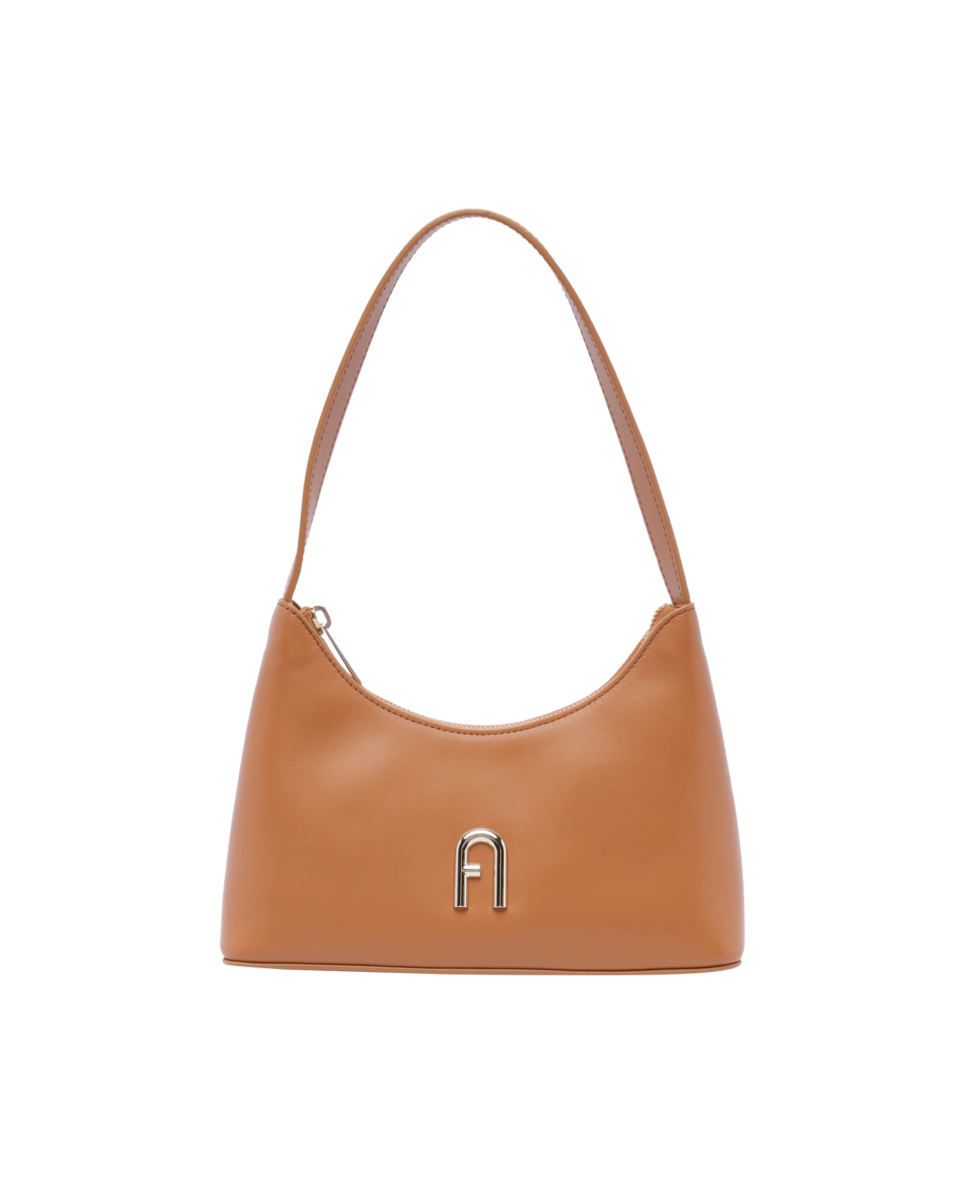 Furla Mini Diamante Shoulder Bag - Brown ショルダーバッグ