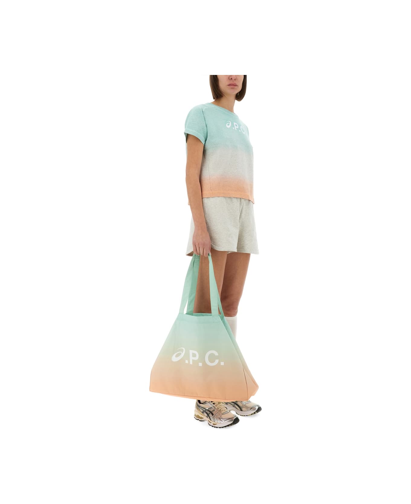 Asics "cloud" T-shirt - MULTICOLOUR