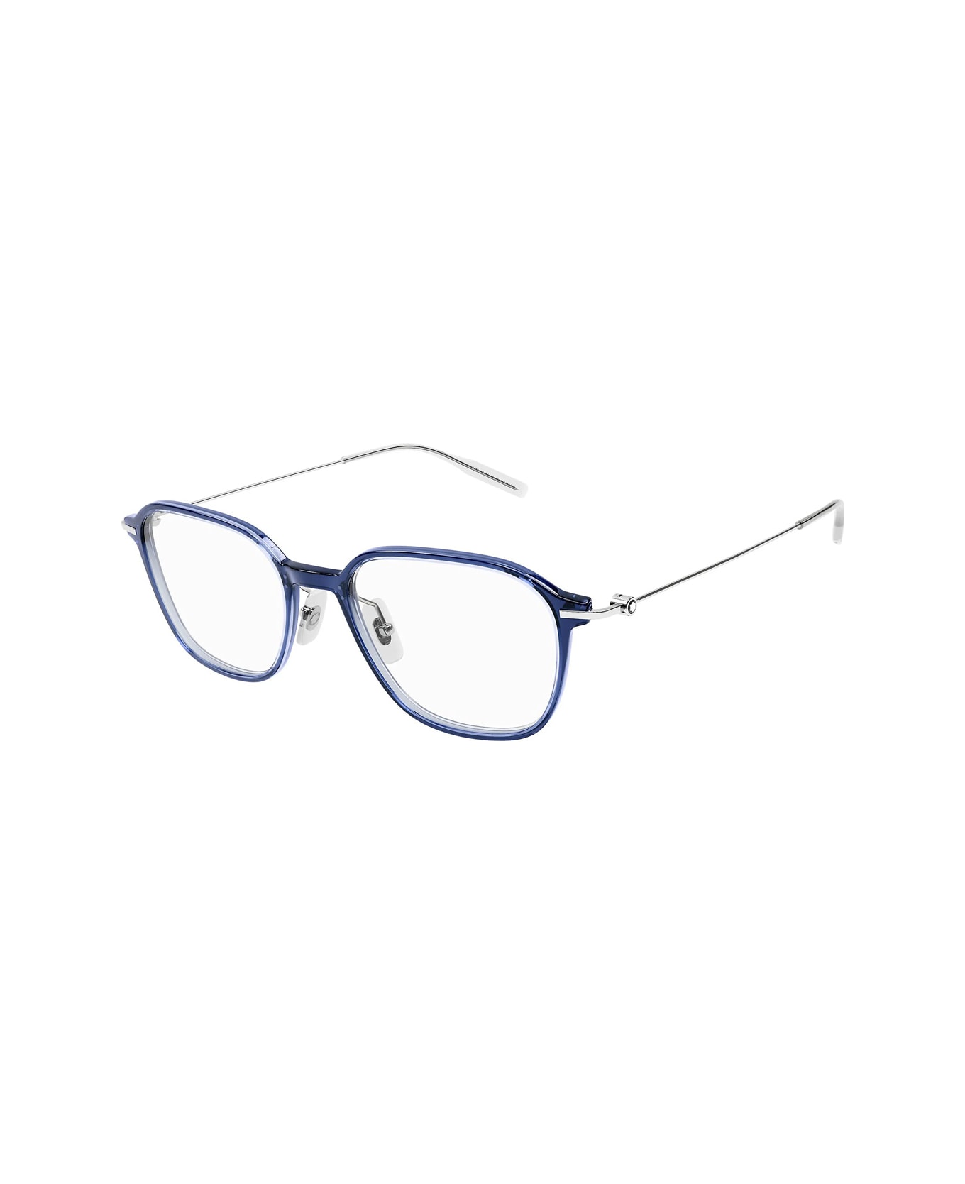 Montblanc Mb0207o Linea Established 003 Glasses - Blu