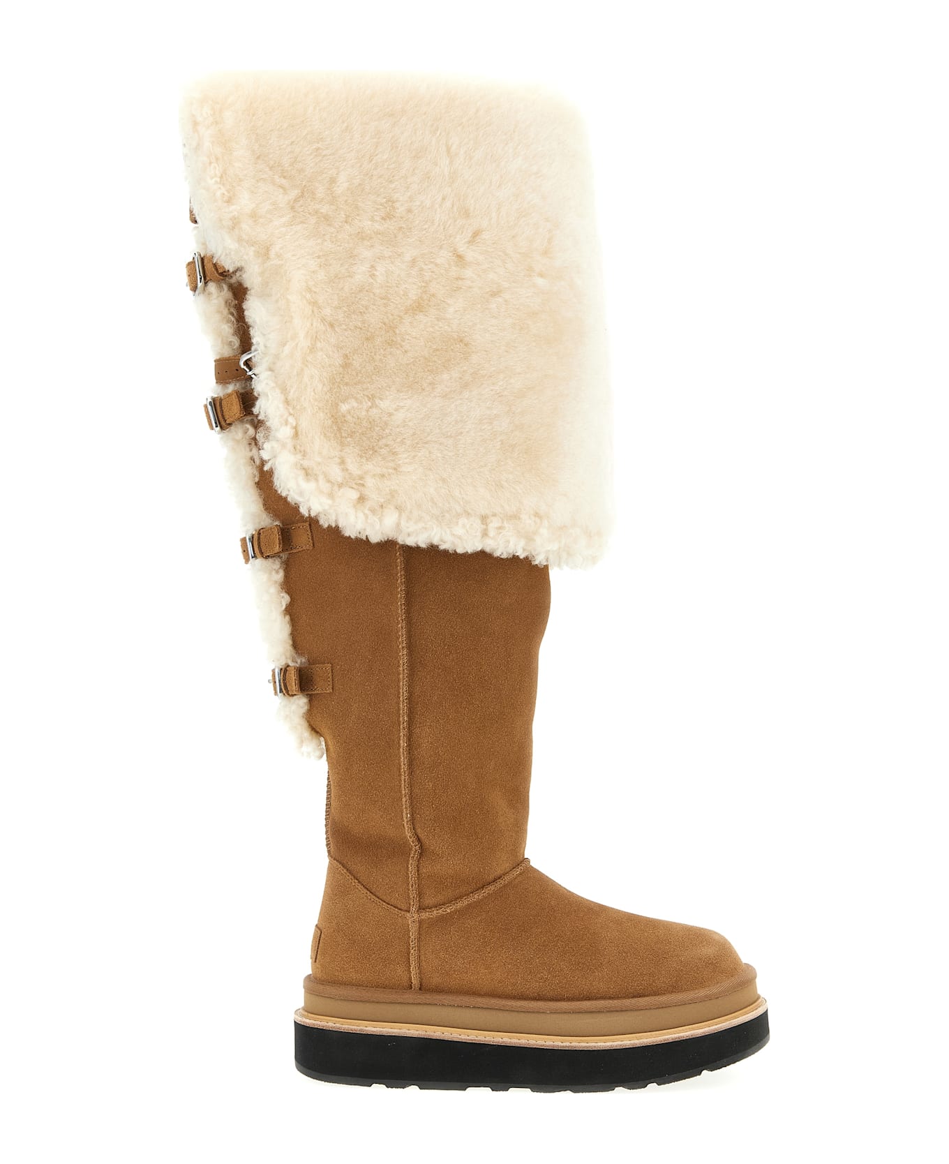 UGG 
thigh High
 Ugg X Sacai Boots - Beige