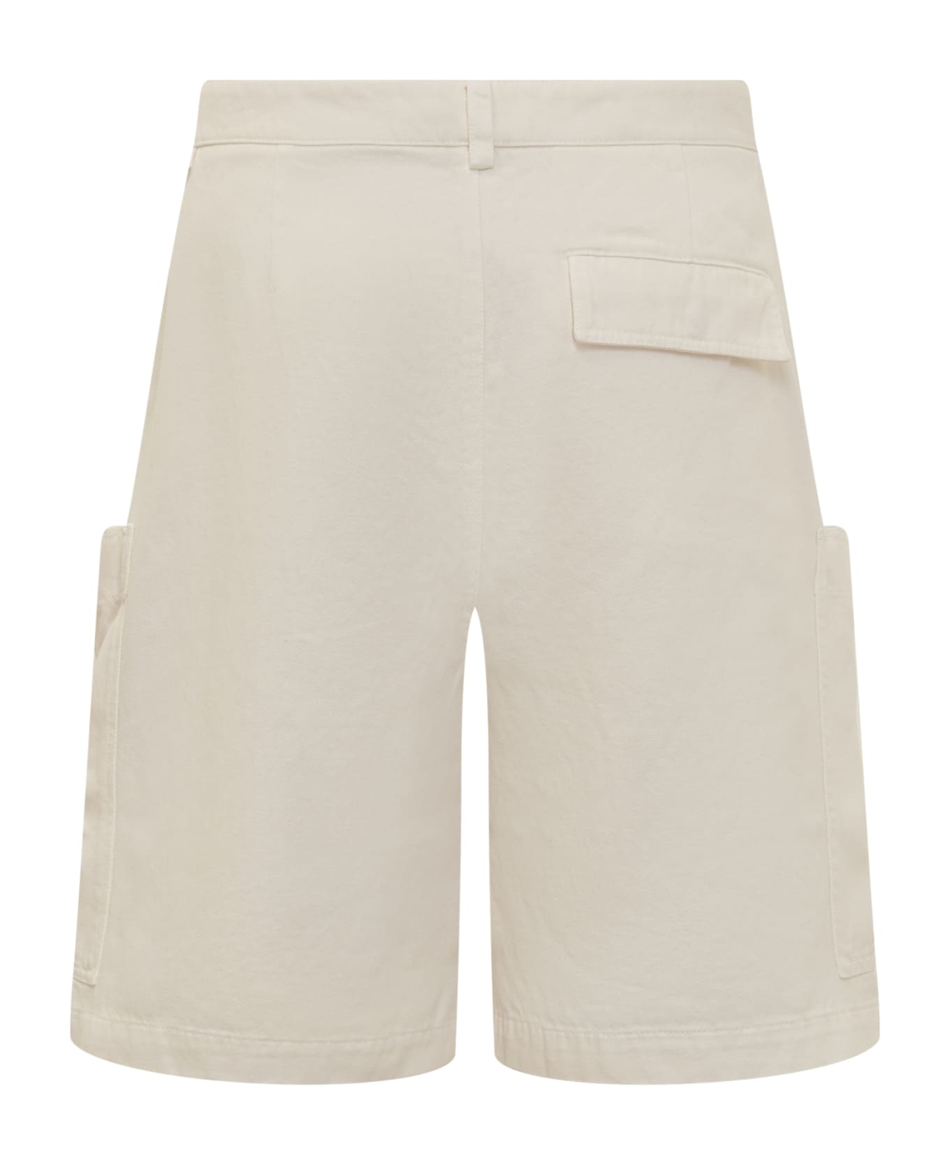 Palm Angels Cargo Shorts - OFF WHITE