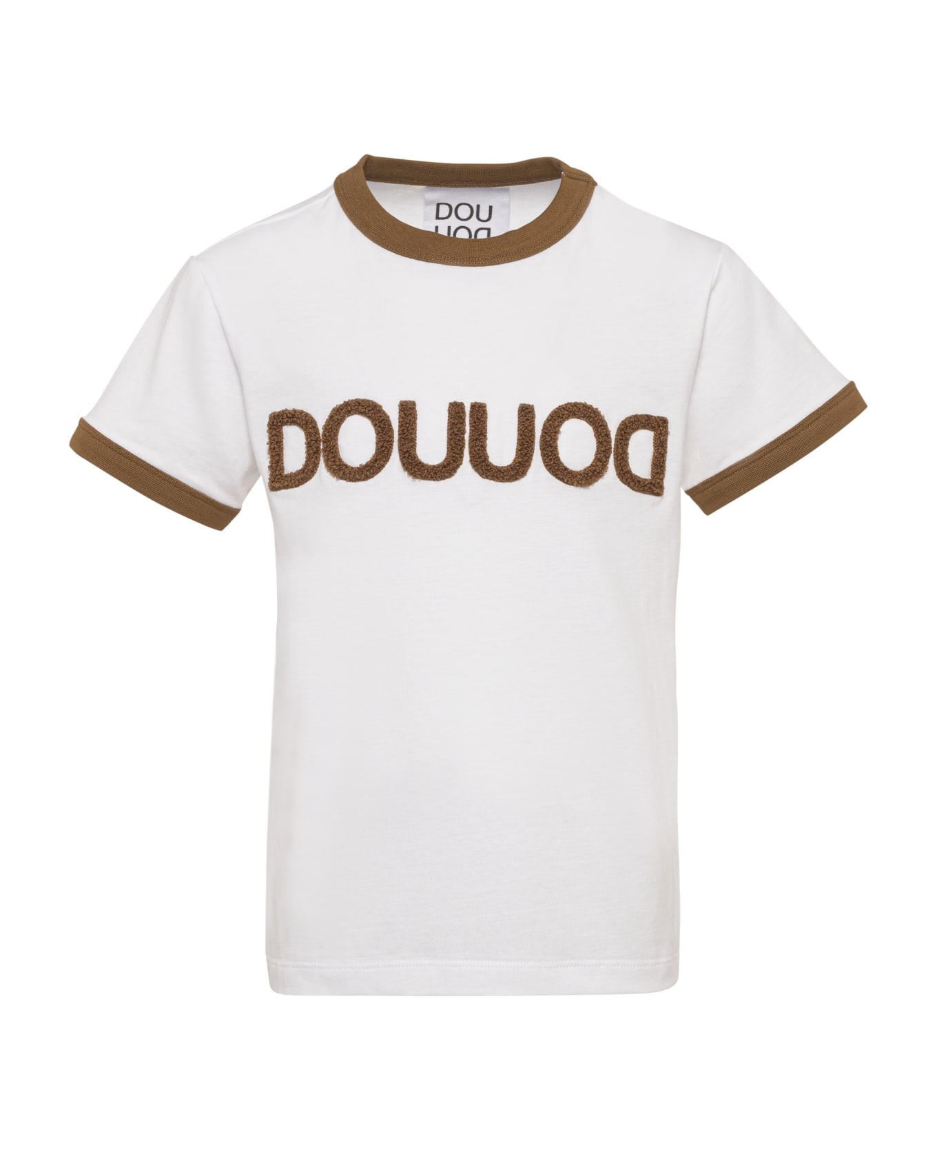 Douuod T-shirt With Applications - White Tシャツ＆ポロシャツ