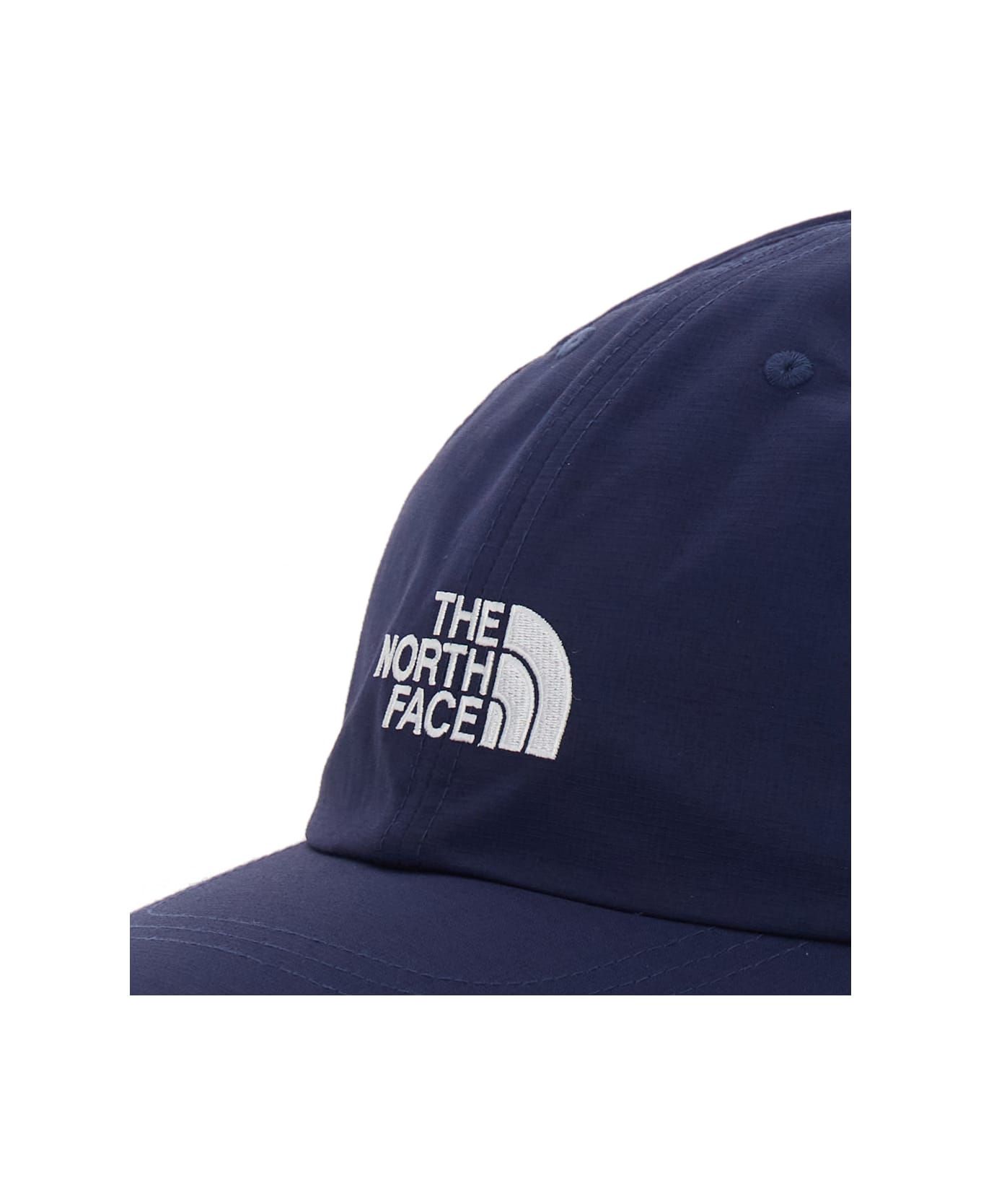 The North Face Blue Baseball Cap With Logo Print On The Front In Tech Fabric Man - Blu