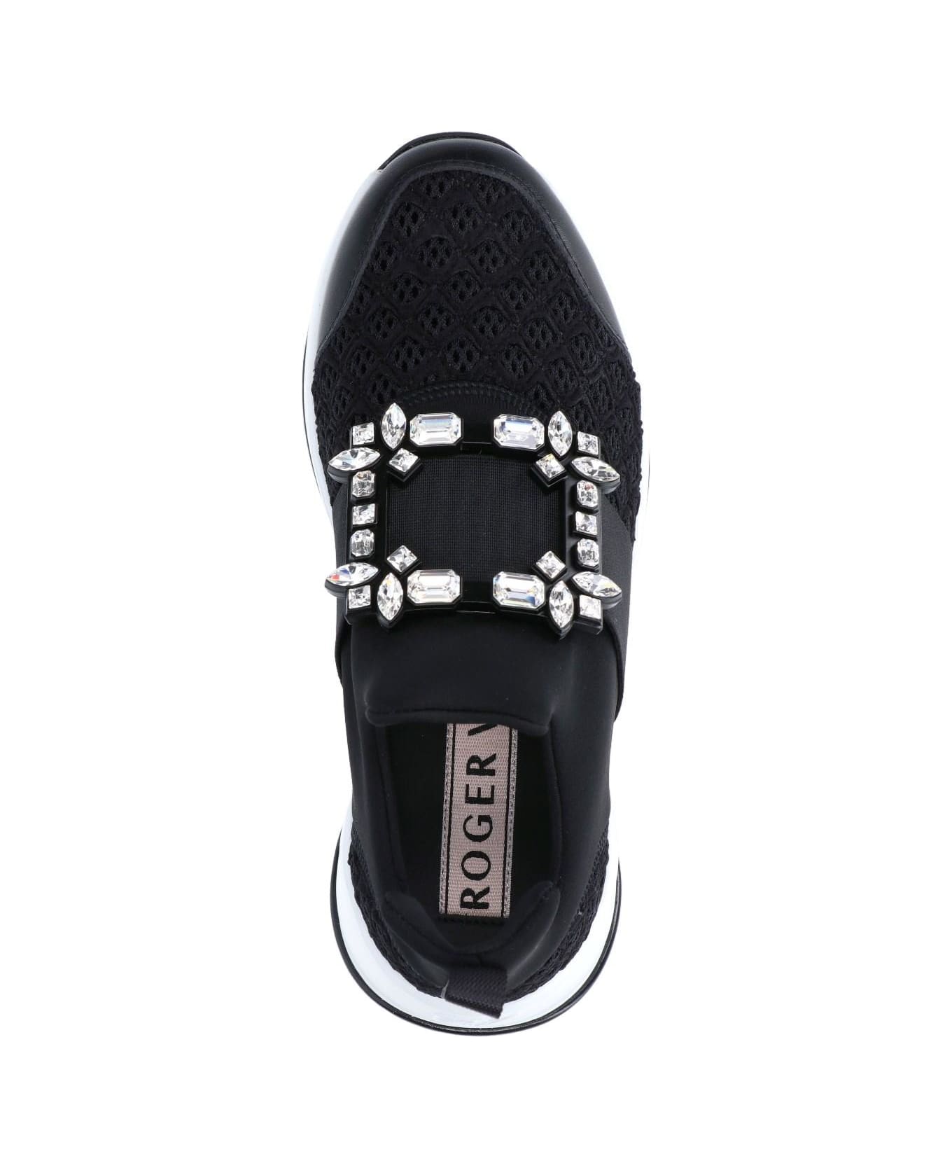 Roger Vivier 'viv' Run' Sneakers - Black