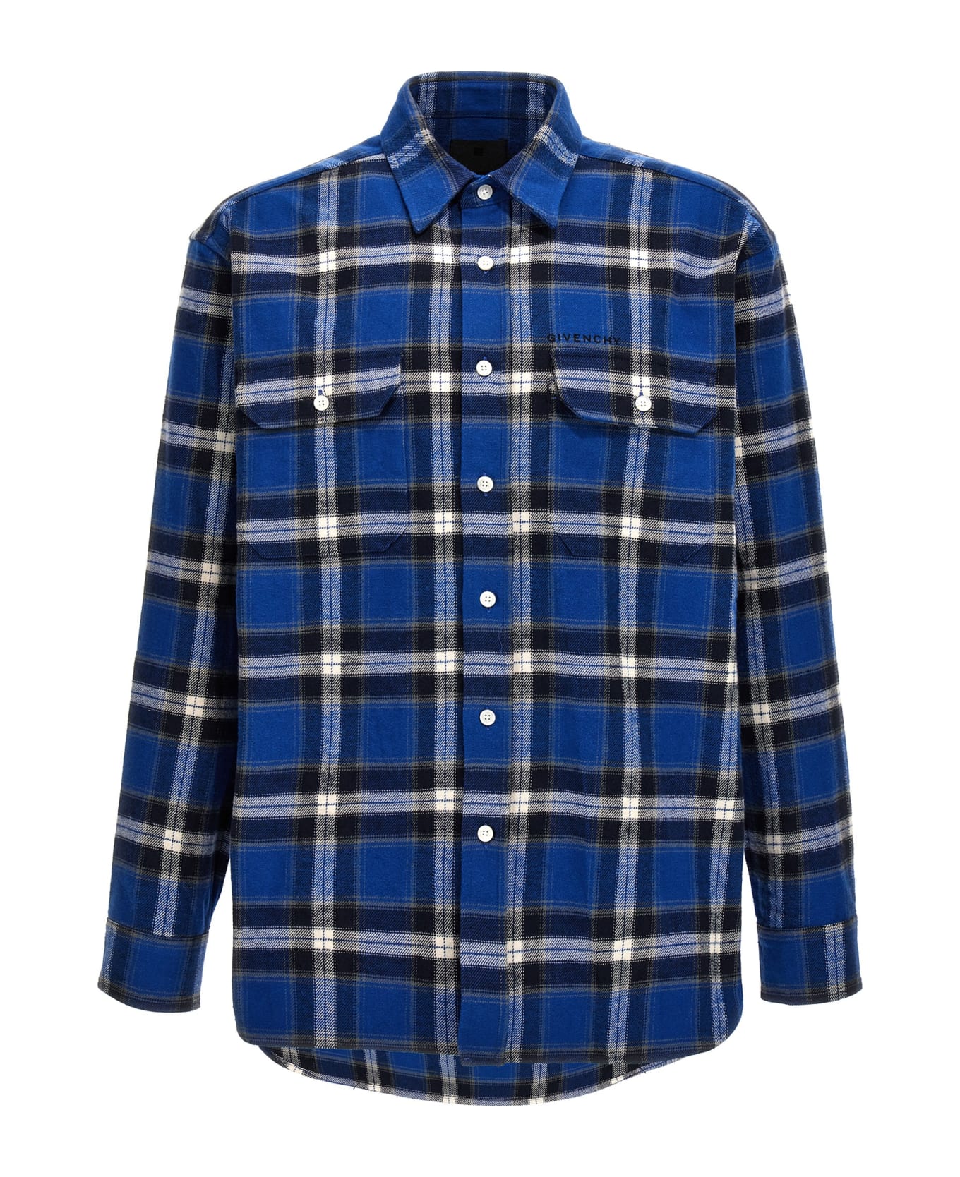 Givenchy Check Flannel Shirt - MultiColour