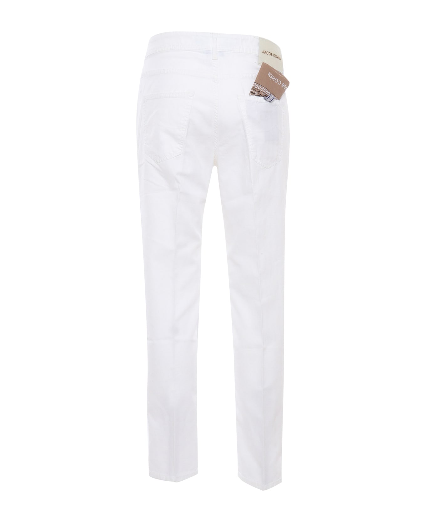Jacob Cohen White Trousers - WHITE