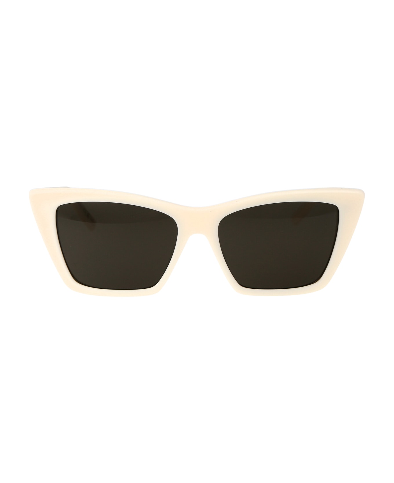 Saint Laurent Eyewear Sl 276 Mica Sunglasses - 056 IVORY IVORY GREY