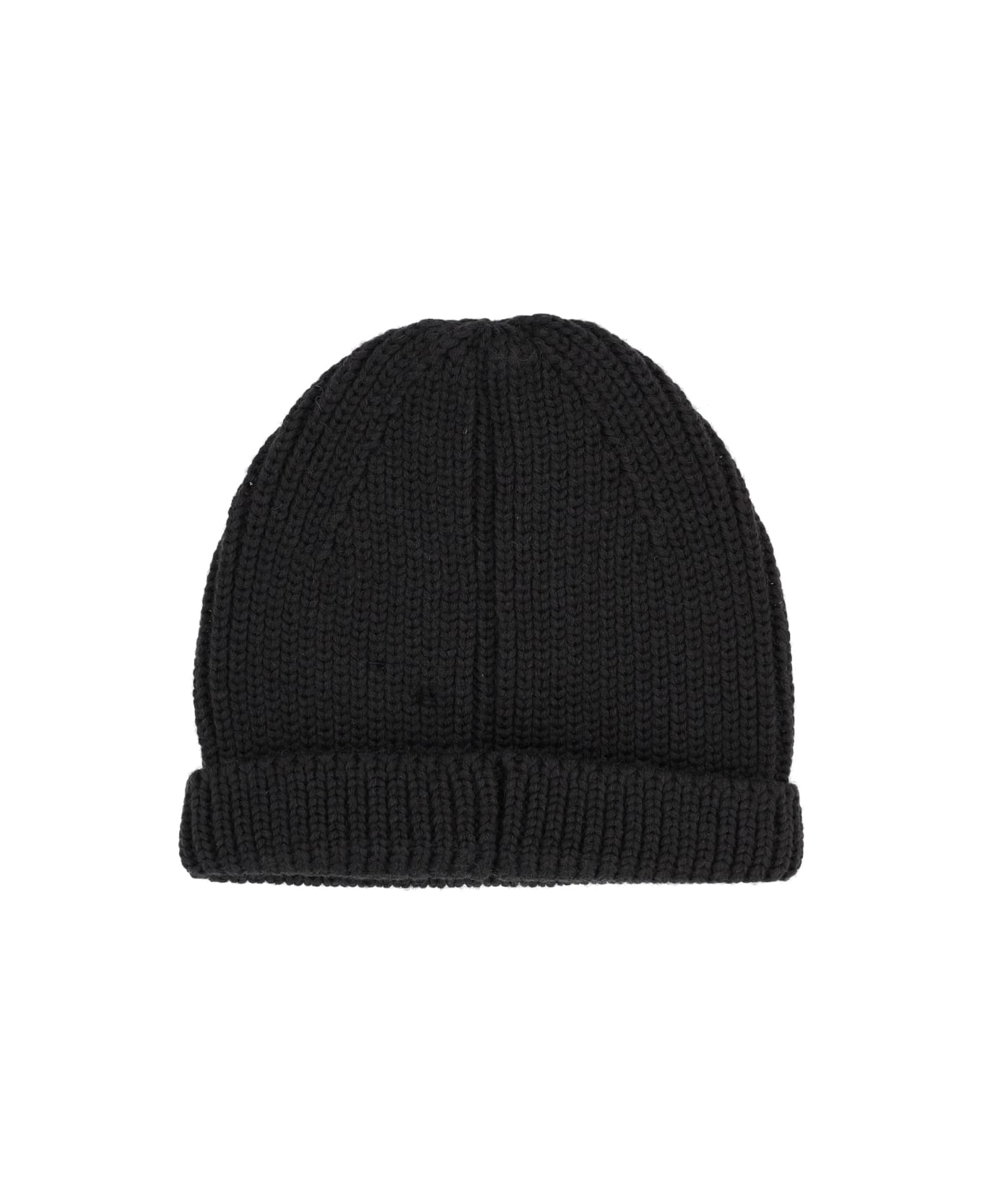 Y-3 Coarse Knit Cap - BLACK