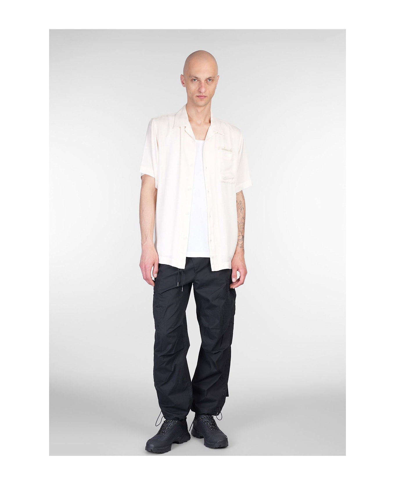 Maharishi Shirt In Beige Rayon - beige