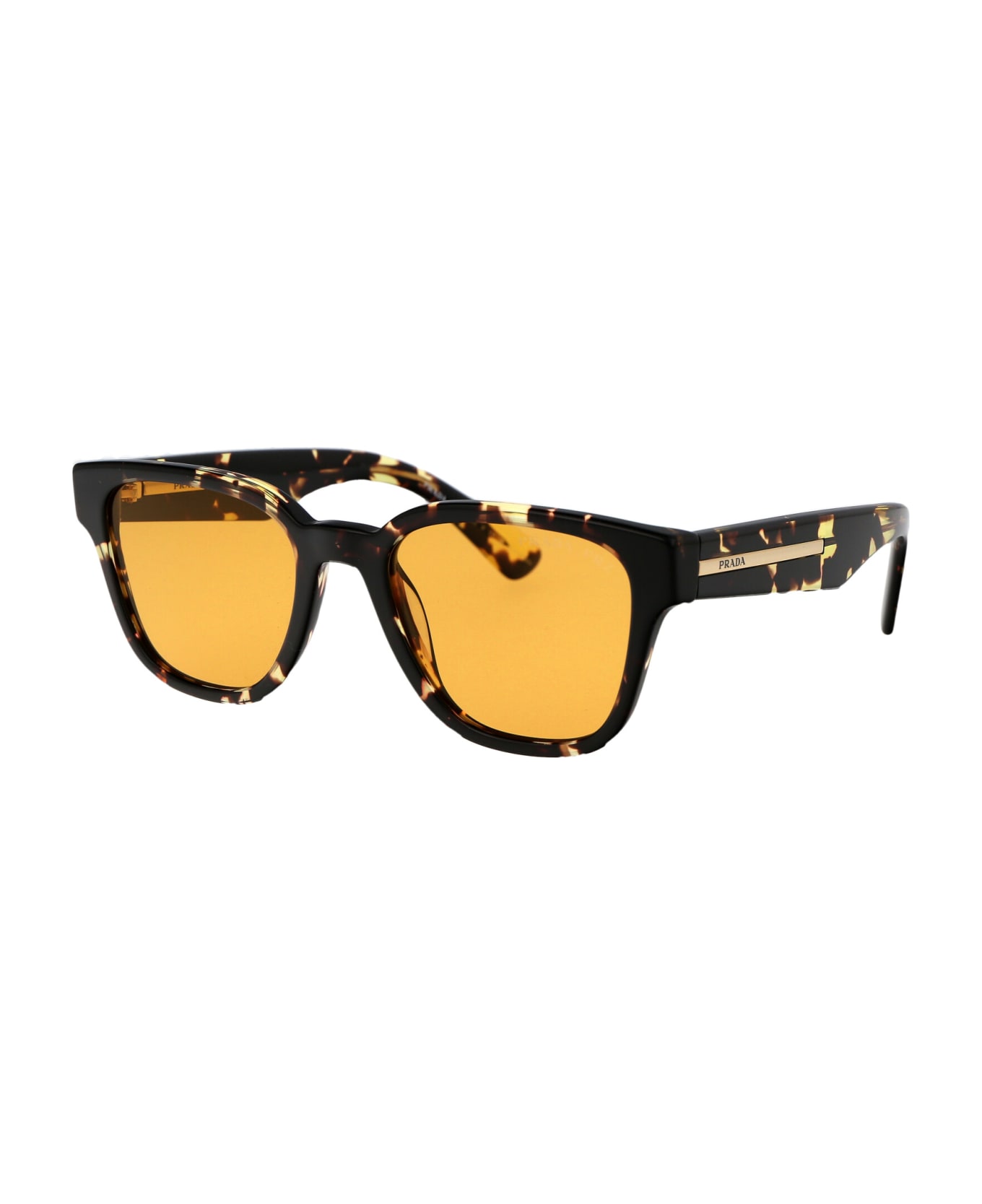 Prada Eyewear 0pr A04s Sunglasses - 16O20C Havana Black/Yellow サングラス